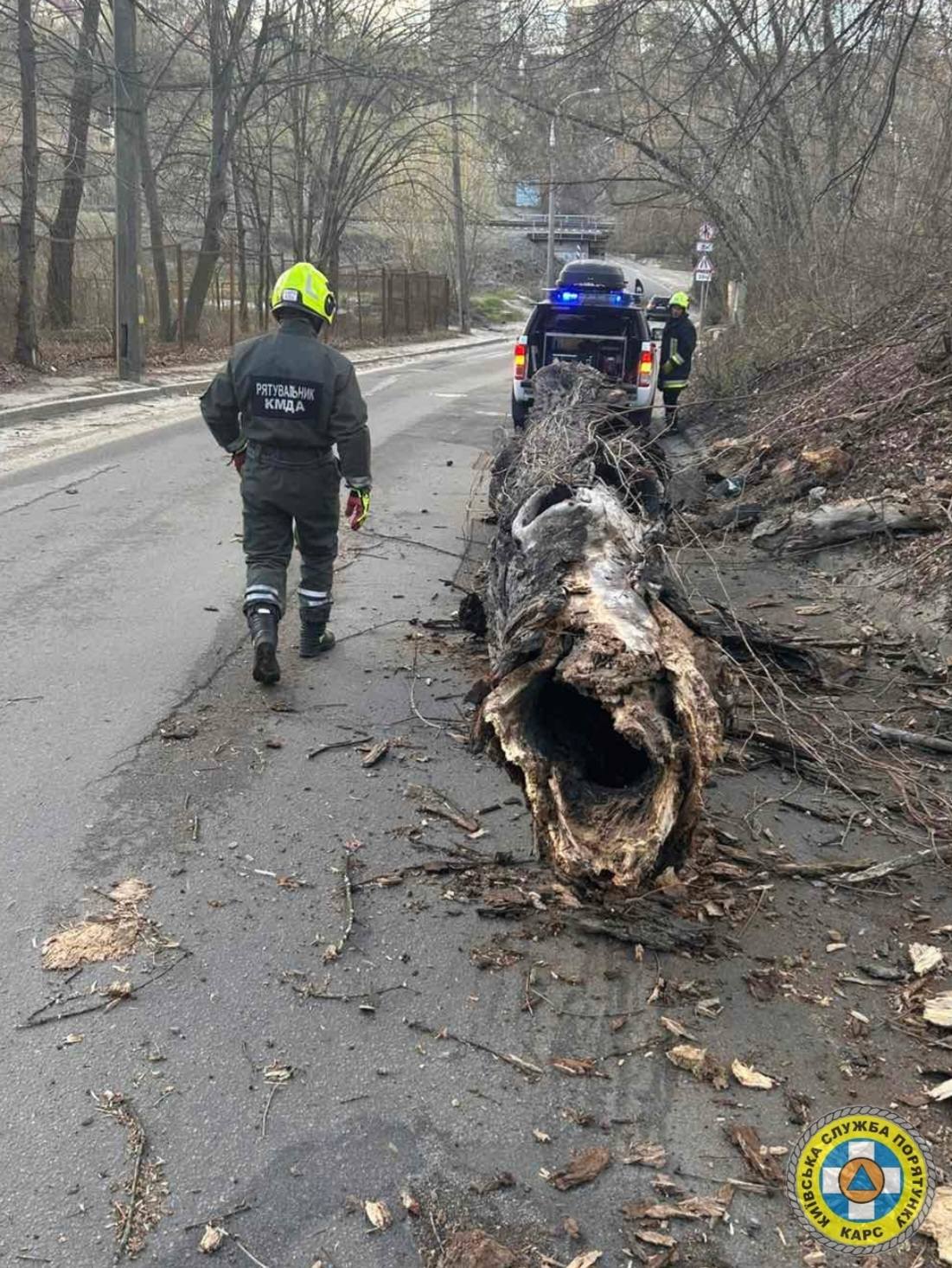 Рятувальники КАРС ліквідовують наслідки негоди у столиці - фото 4