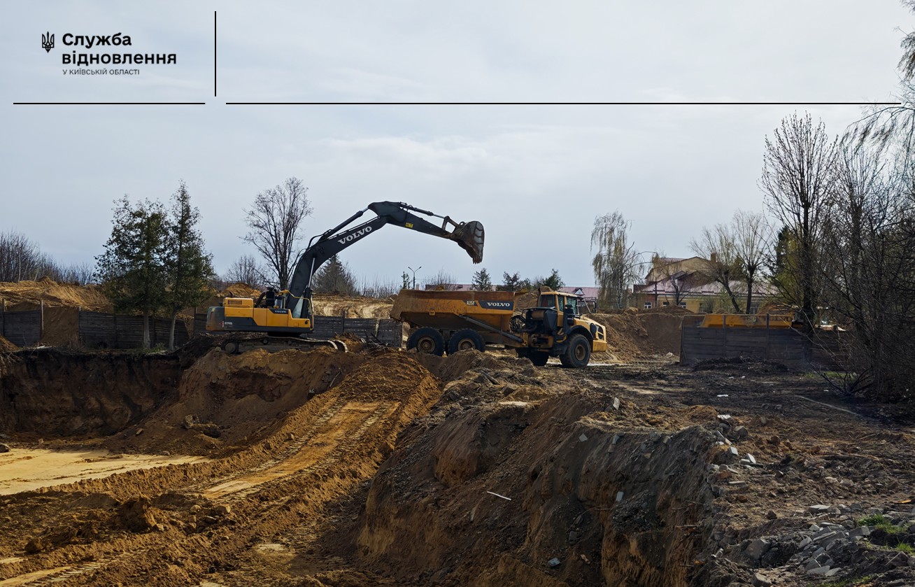 У Гостомелі стартувало будівництво житла на місці зруйнованого військового містечка