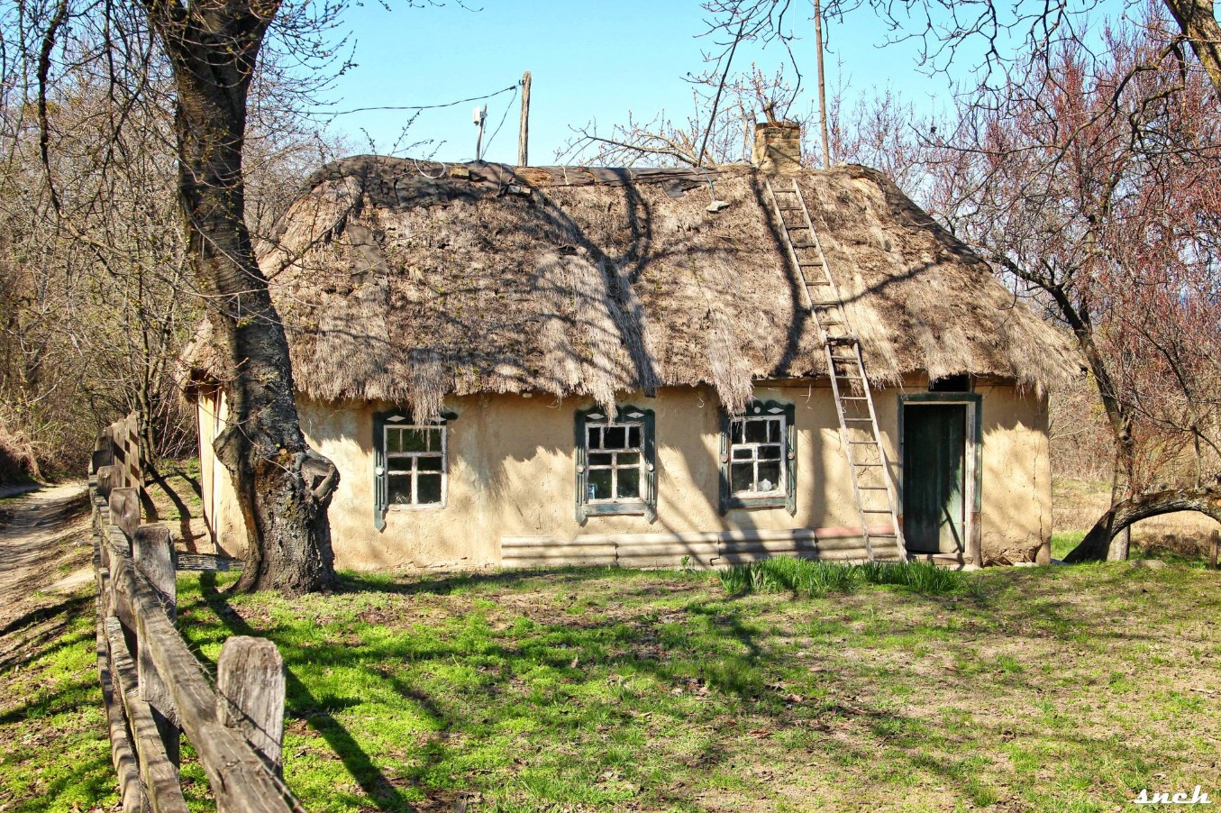 Блакитне озеро, покинуті будинки і квіти – весна в селі Бучак Черкаської області. Фото - фото 15