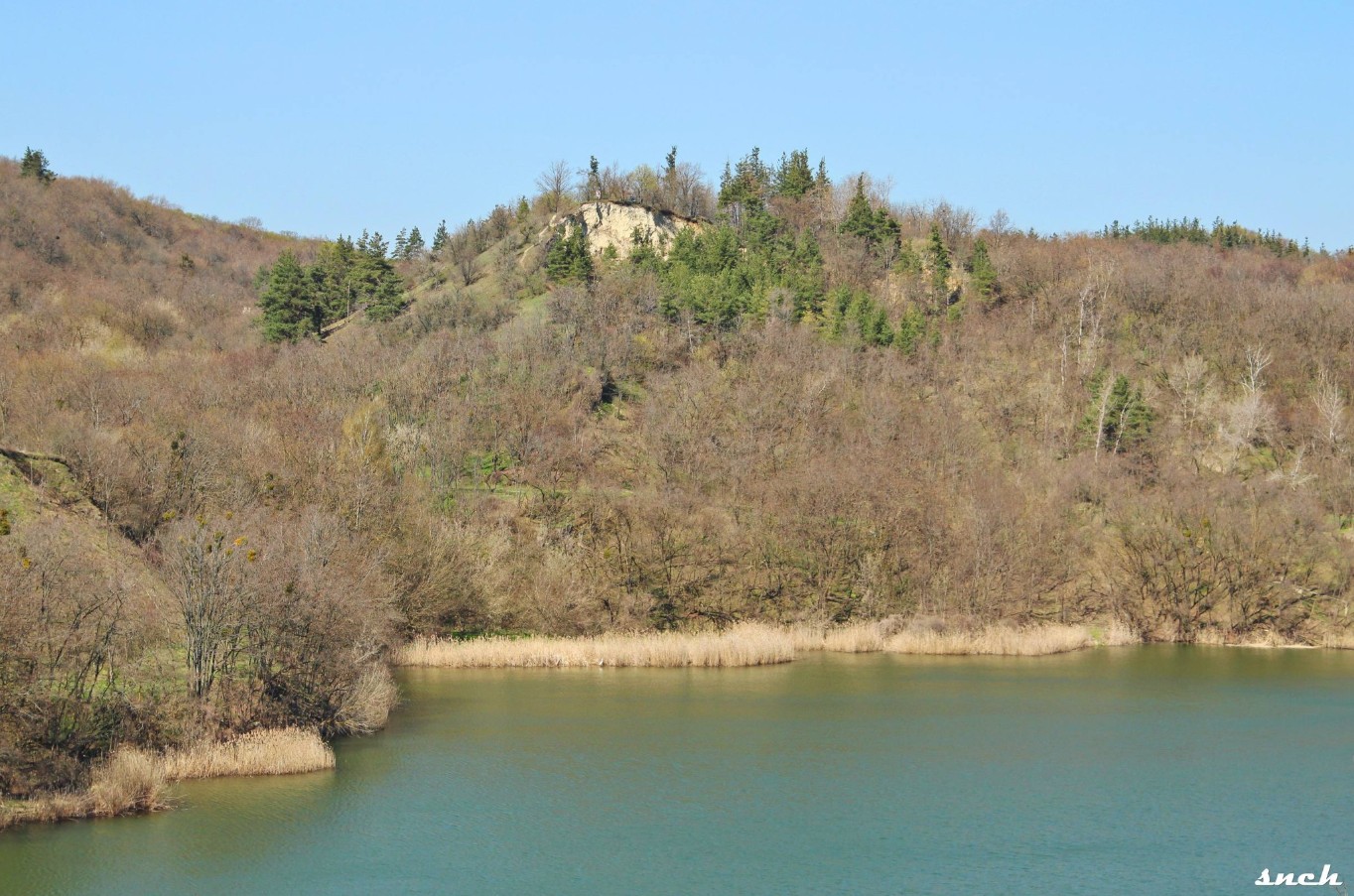 Блакитне озеро, покинуті будинки і квіти – весна в селі Бучак Черкаської області. Фото - фото 18