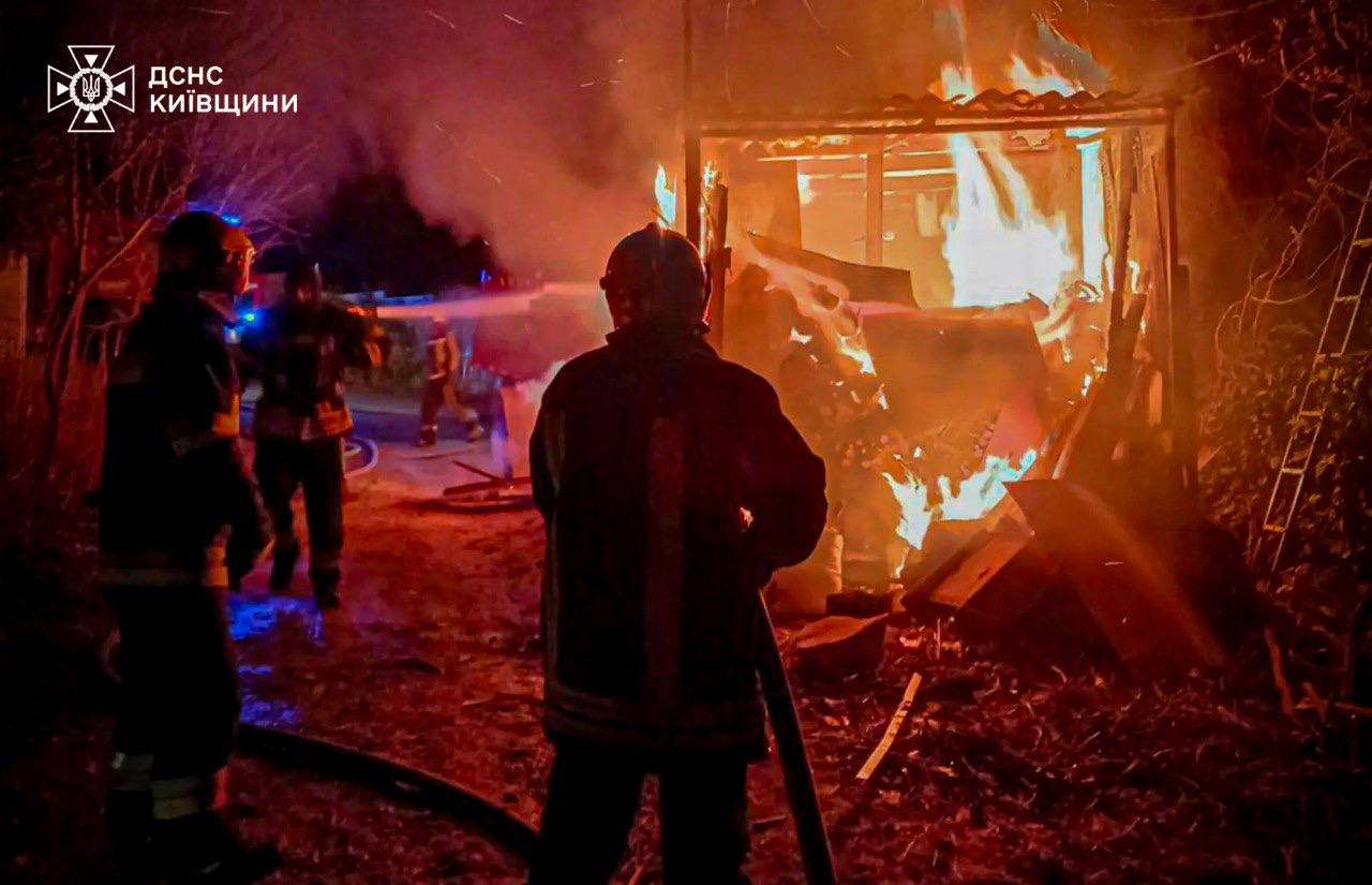 На Обухівщині під час пожежі постраждав чоловік