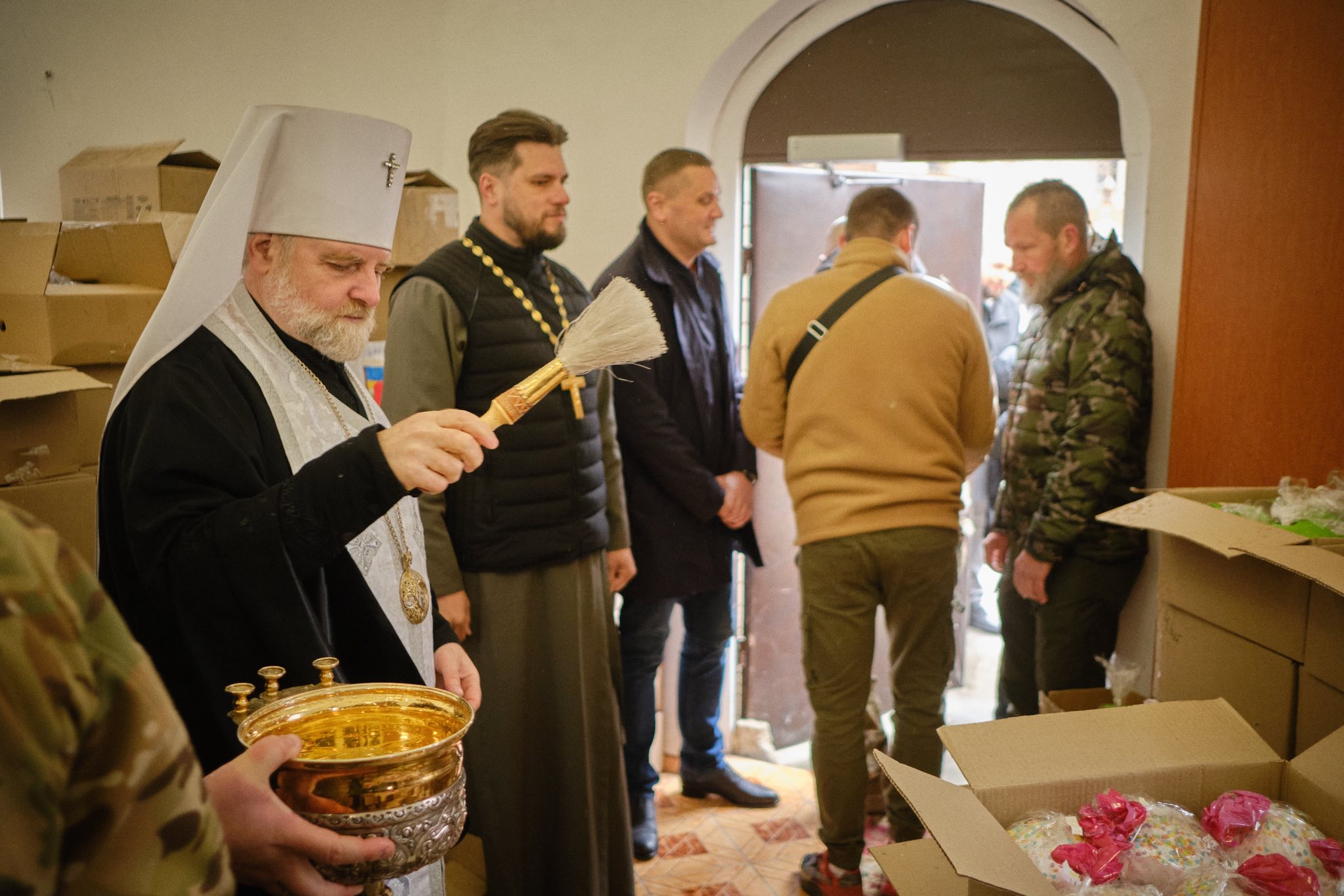 У Черкасах освятили 5800 пасок для українських воїнів. Фото