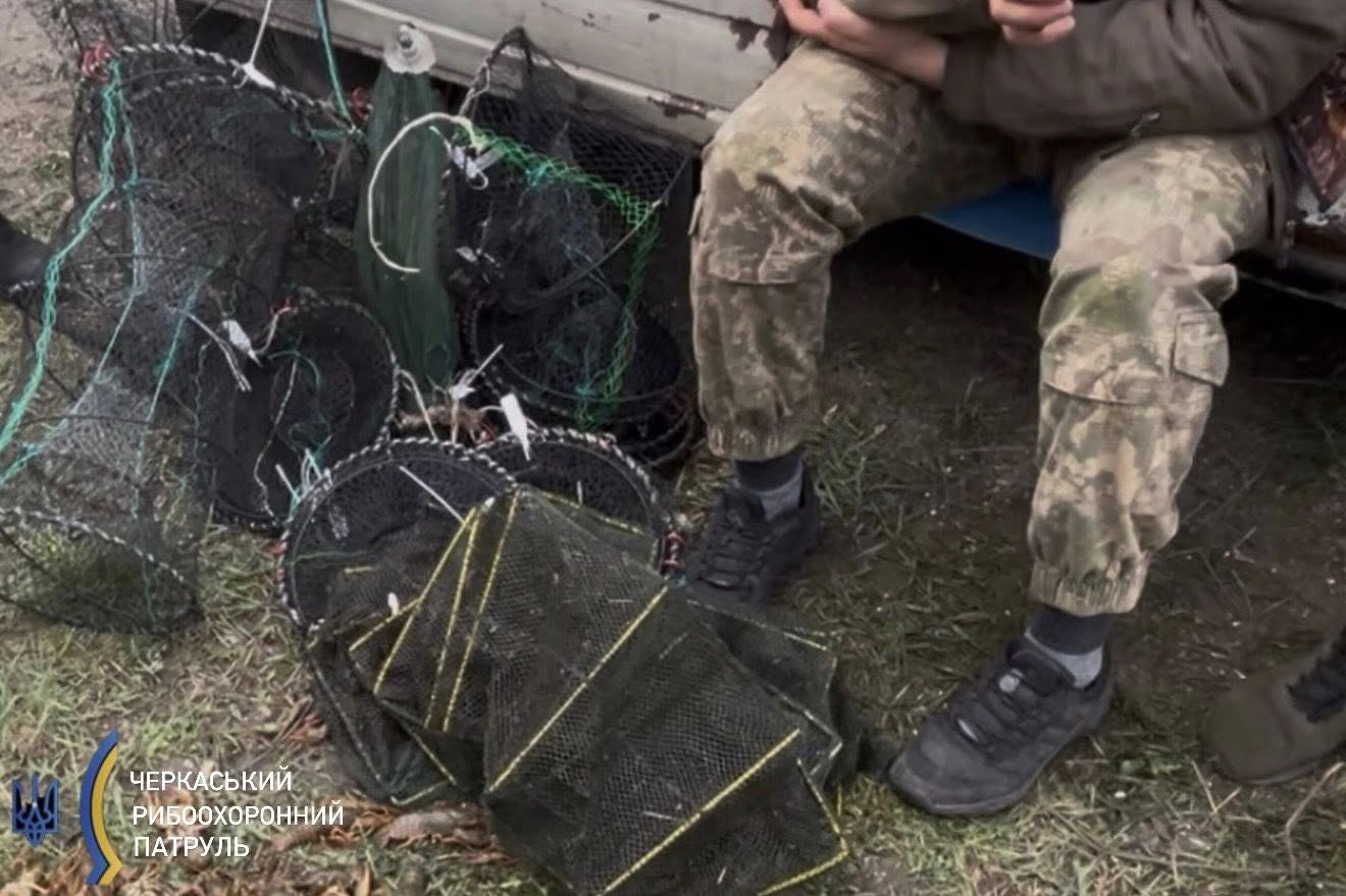 У Золотоніському районі незаконно зловили понад 7 кг раків