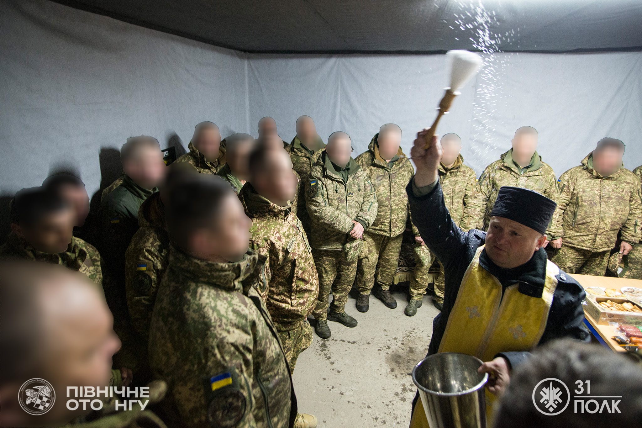 «Мир неодмінно повернеться на нашу землю». Черкаські гвардійці відзначили Великдень. Фото - фото 8