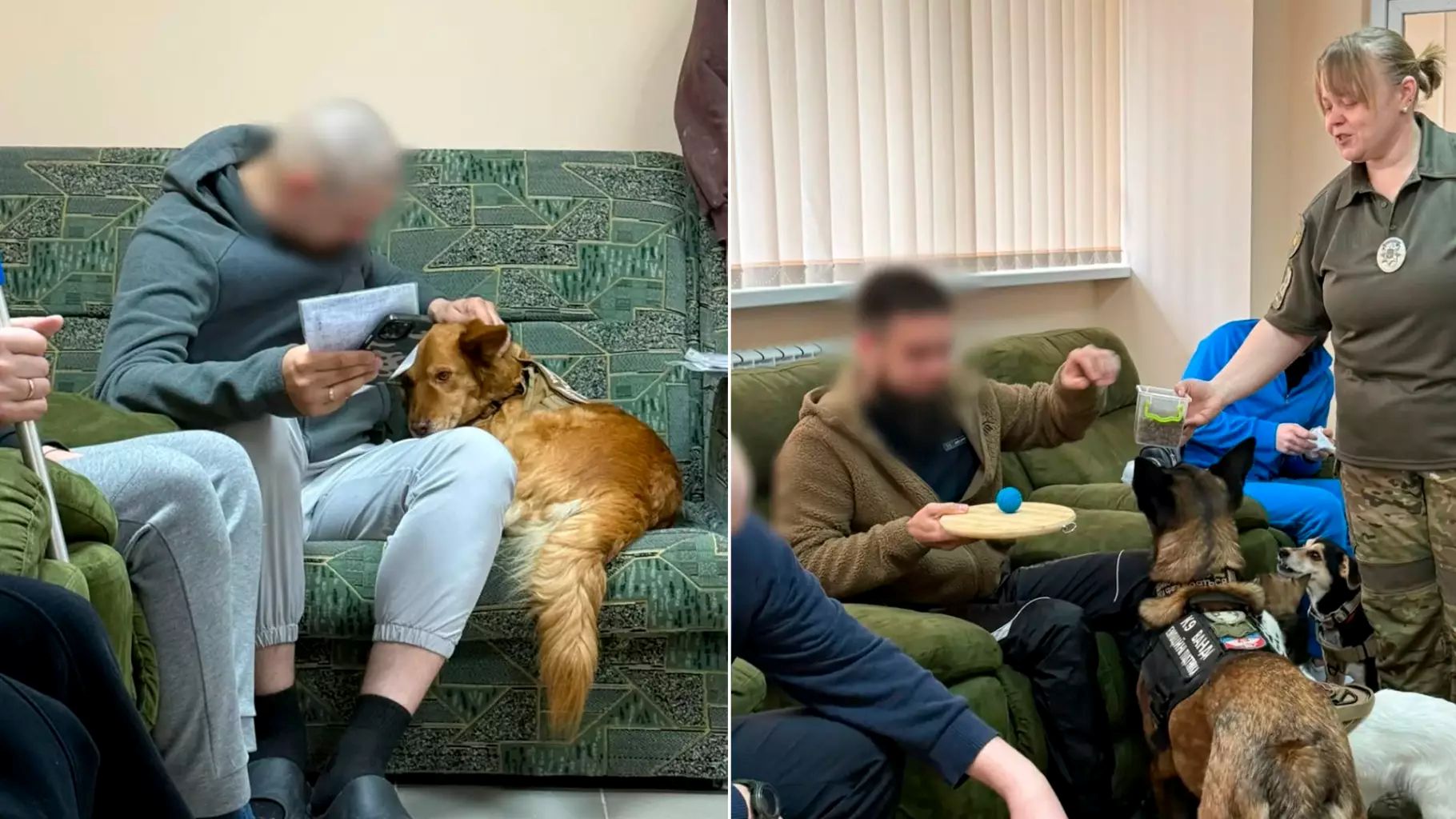 На Київщині кінологи МВС допомагають ветеранам відновлюватися за допомогою собак - фото 2