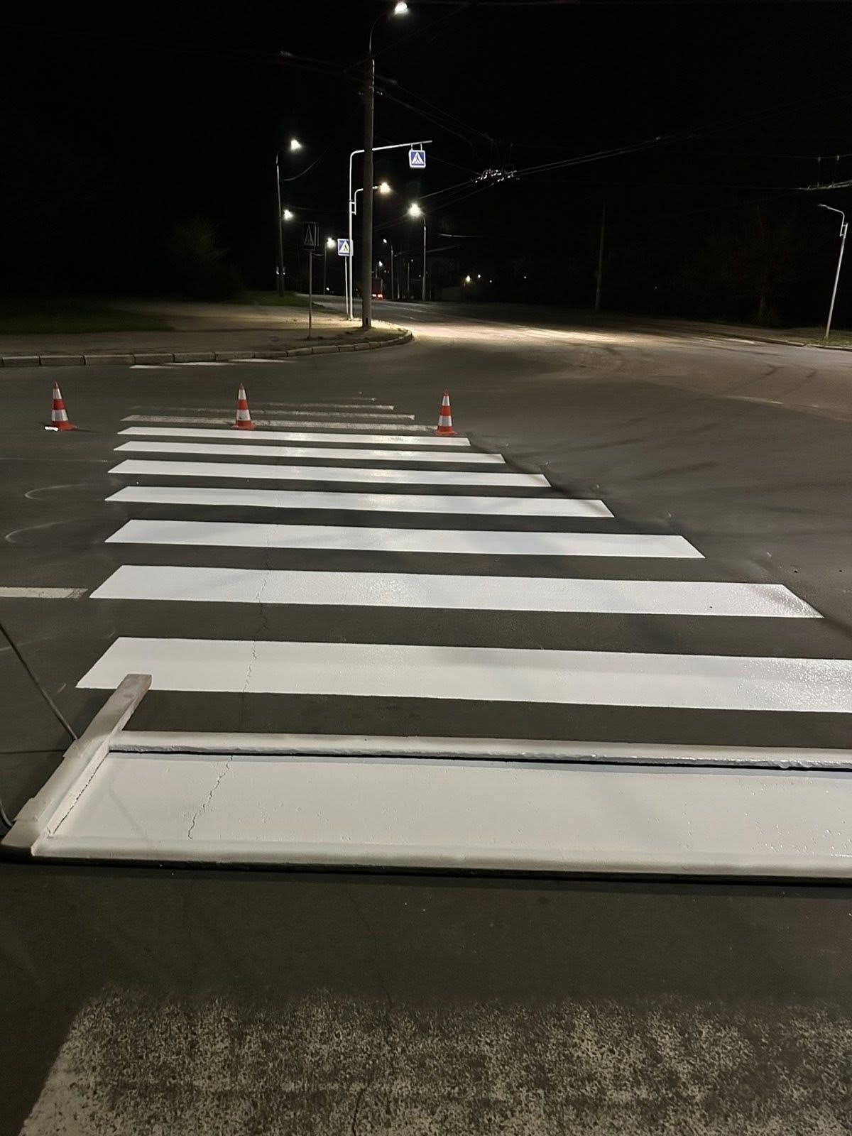 Дорожню розмітку оновлюють у Черкасах