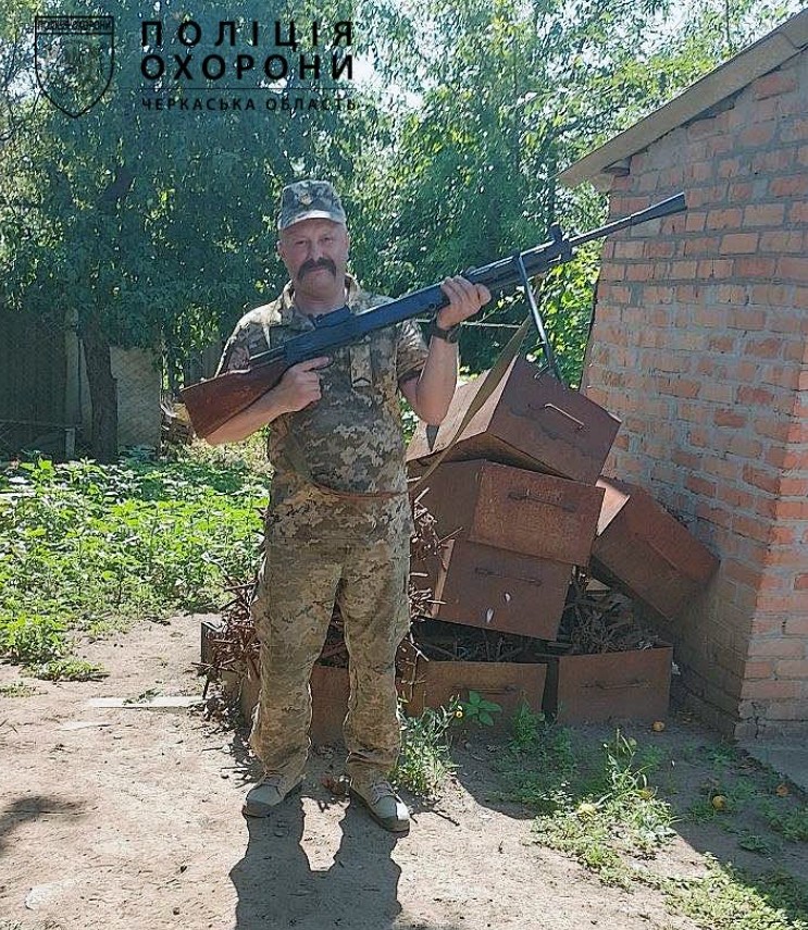 Військовий з Черкащини після поранення на фронті перейшов до служби в поліції охорони