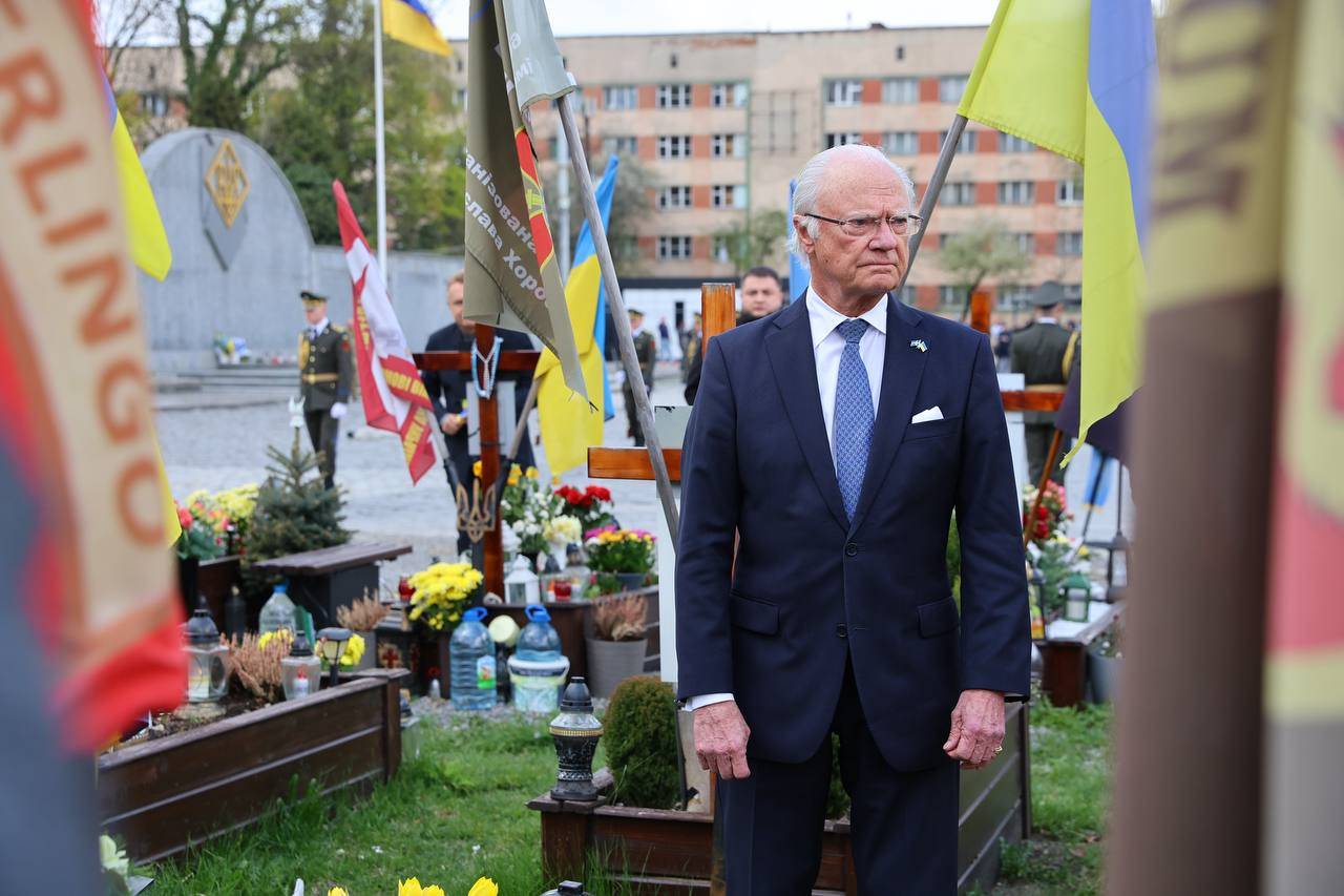 Сьогодні з візитом в Україні Король Швеції Карл XVI Густав