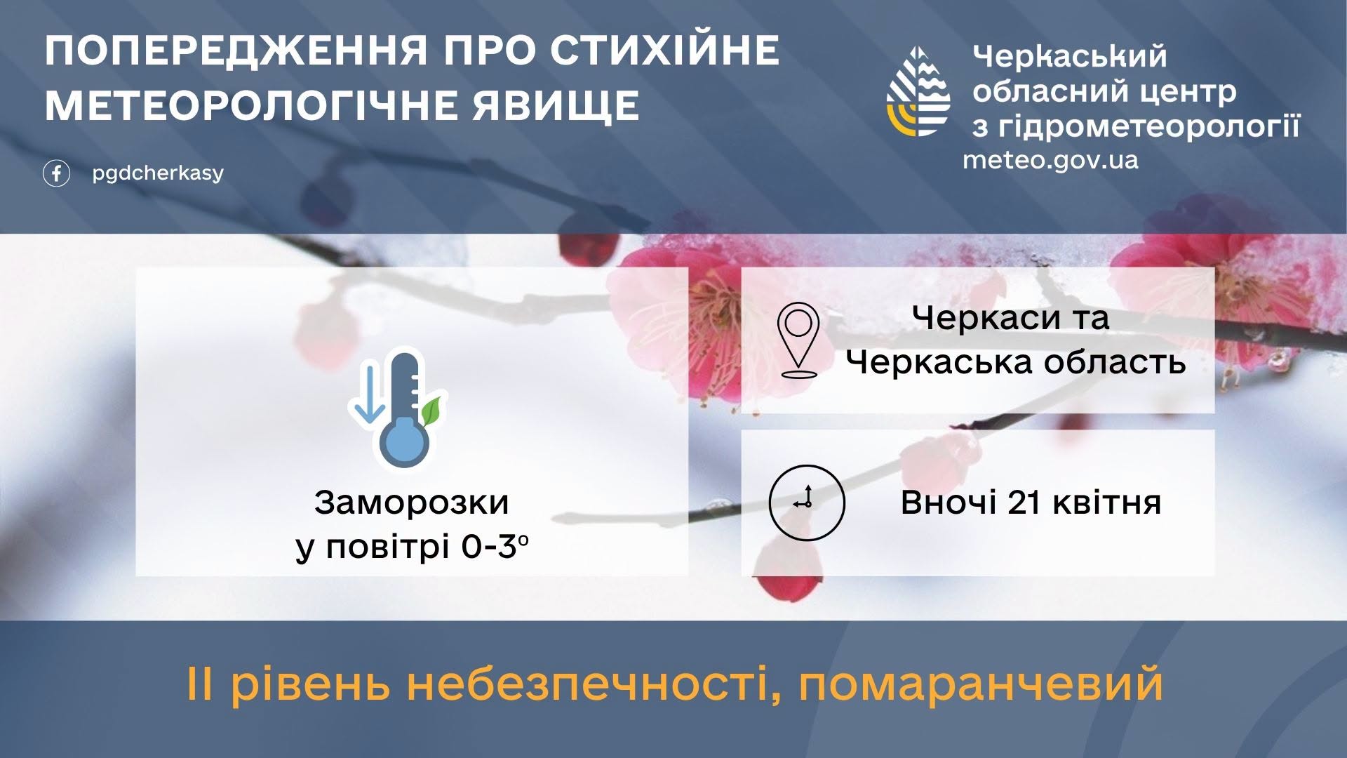 Синоптики попередили про заморозки у Черкаській області