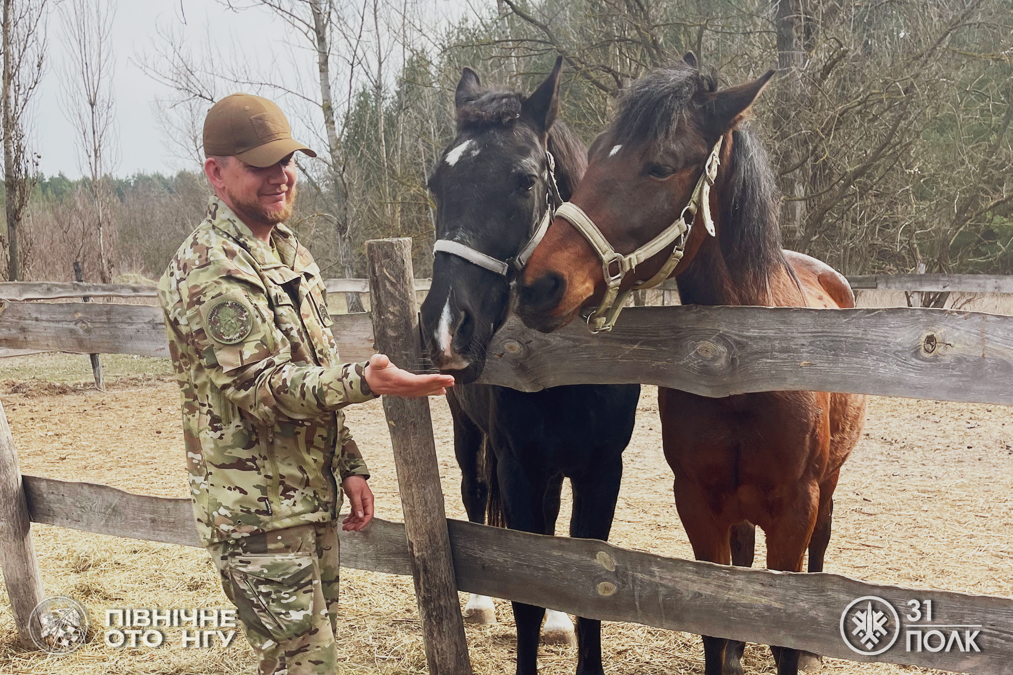 У Черкасах влаштували сеанс іпотерапії для військових Нацгвардії. Фото - фото 10