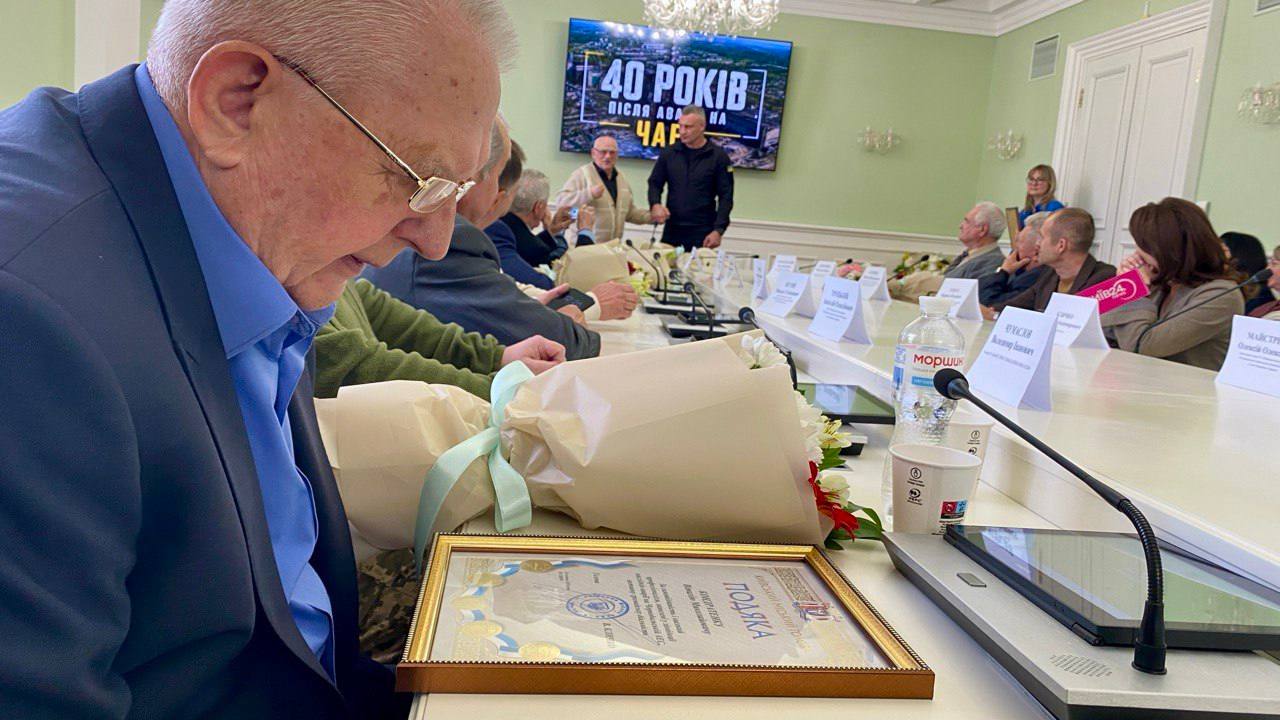 Кличко відзначив ліквідаторів ЧАЕС напередодні 40-х роковин трагедії - фото 3