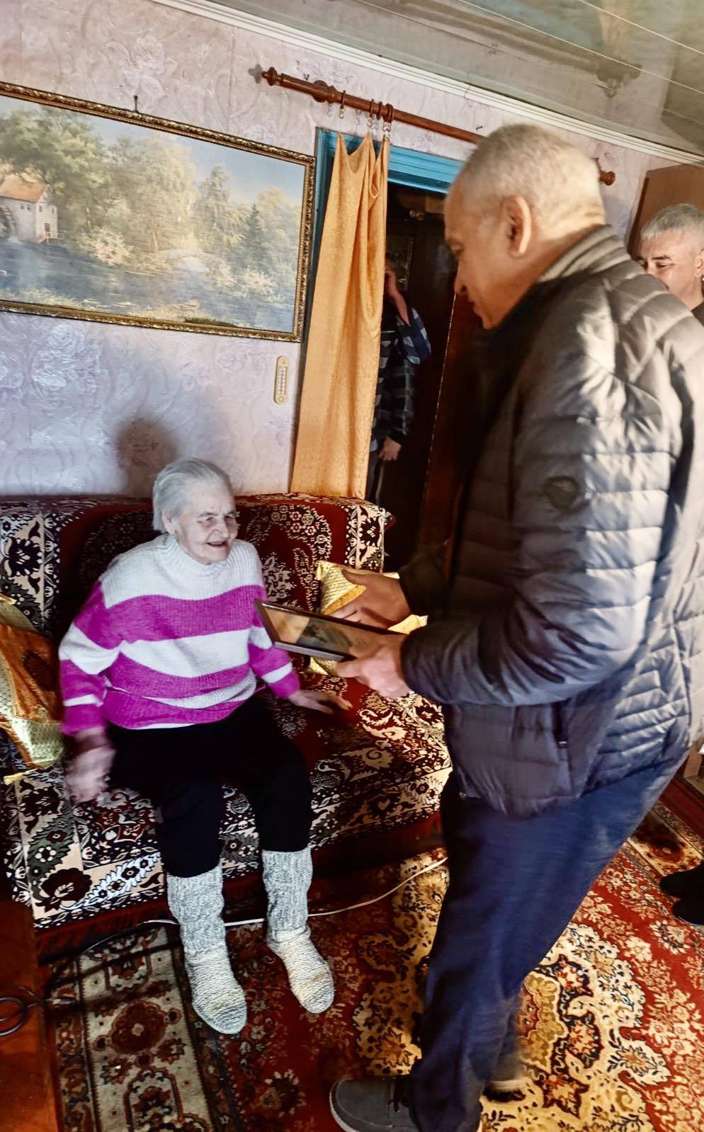 Жителька Чорнобаївської громади відзначила 95-річний ювілей