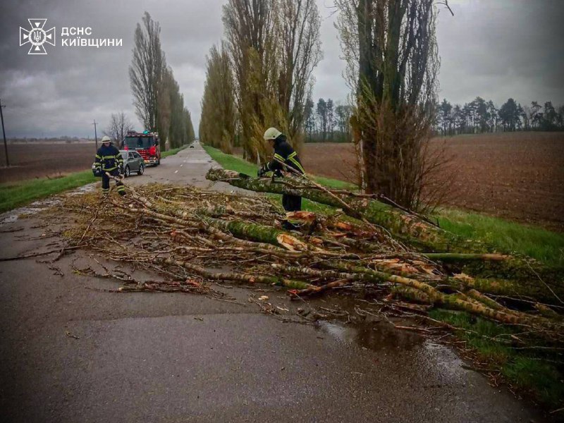 Рятувальники Київщини працюють у посиленому режимі через негоду - фото 2