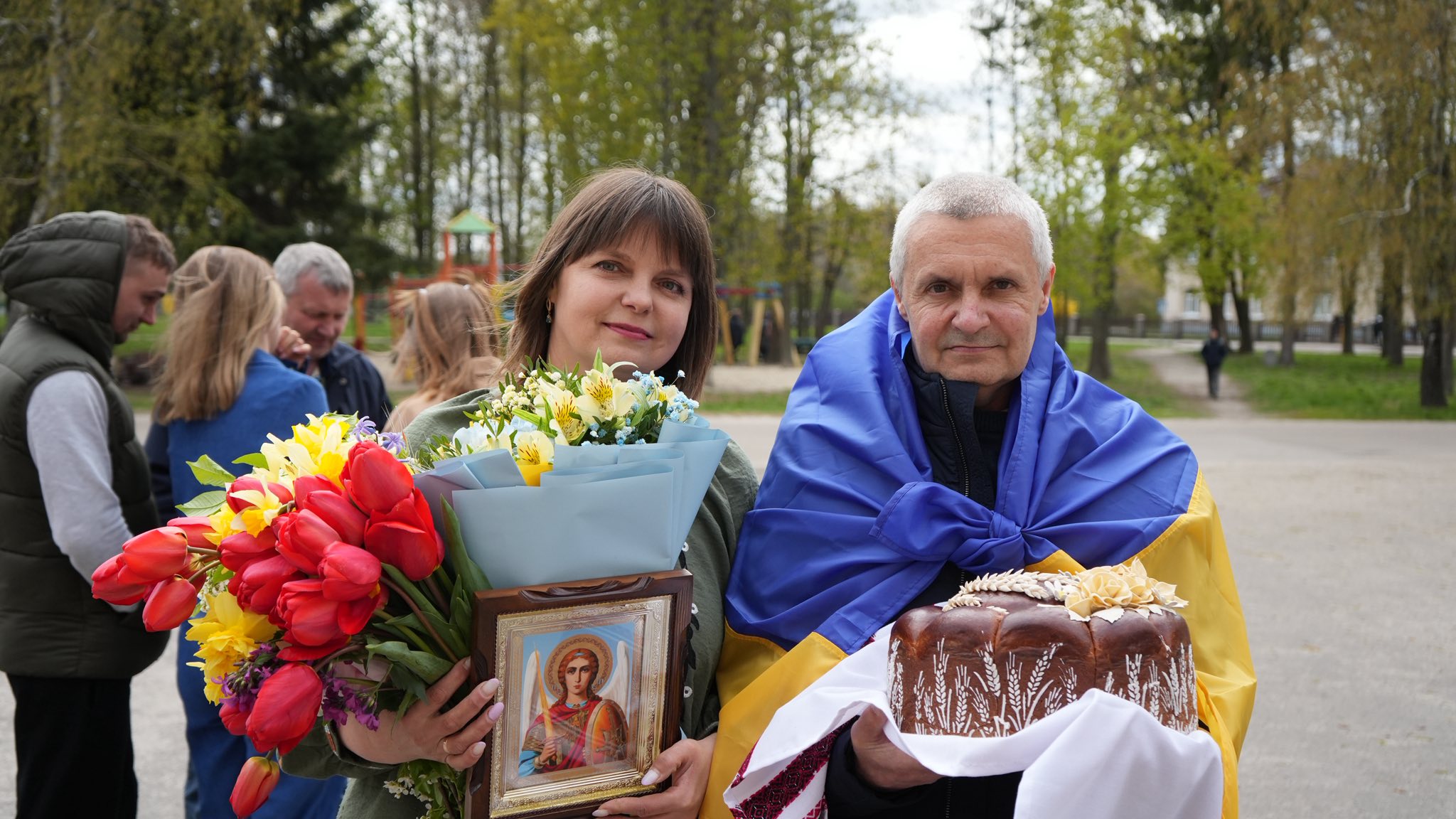 На Київщині зустріли військового, який повернувся з російського полону - фото 15