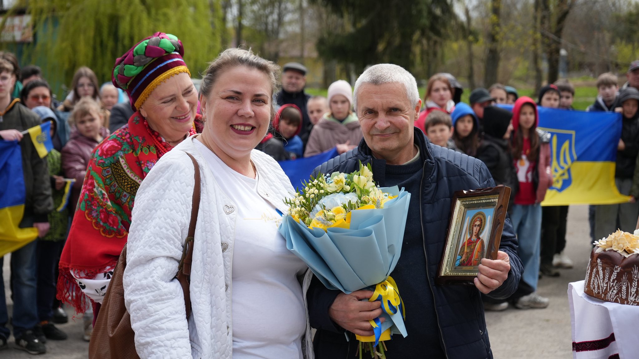 На Київщині зустріли військового, який повернувся з російського полону - фото 28