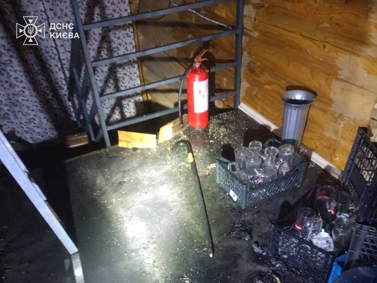 У Києві сталася пожежа у закладі харчування