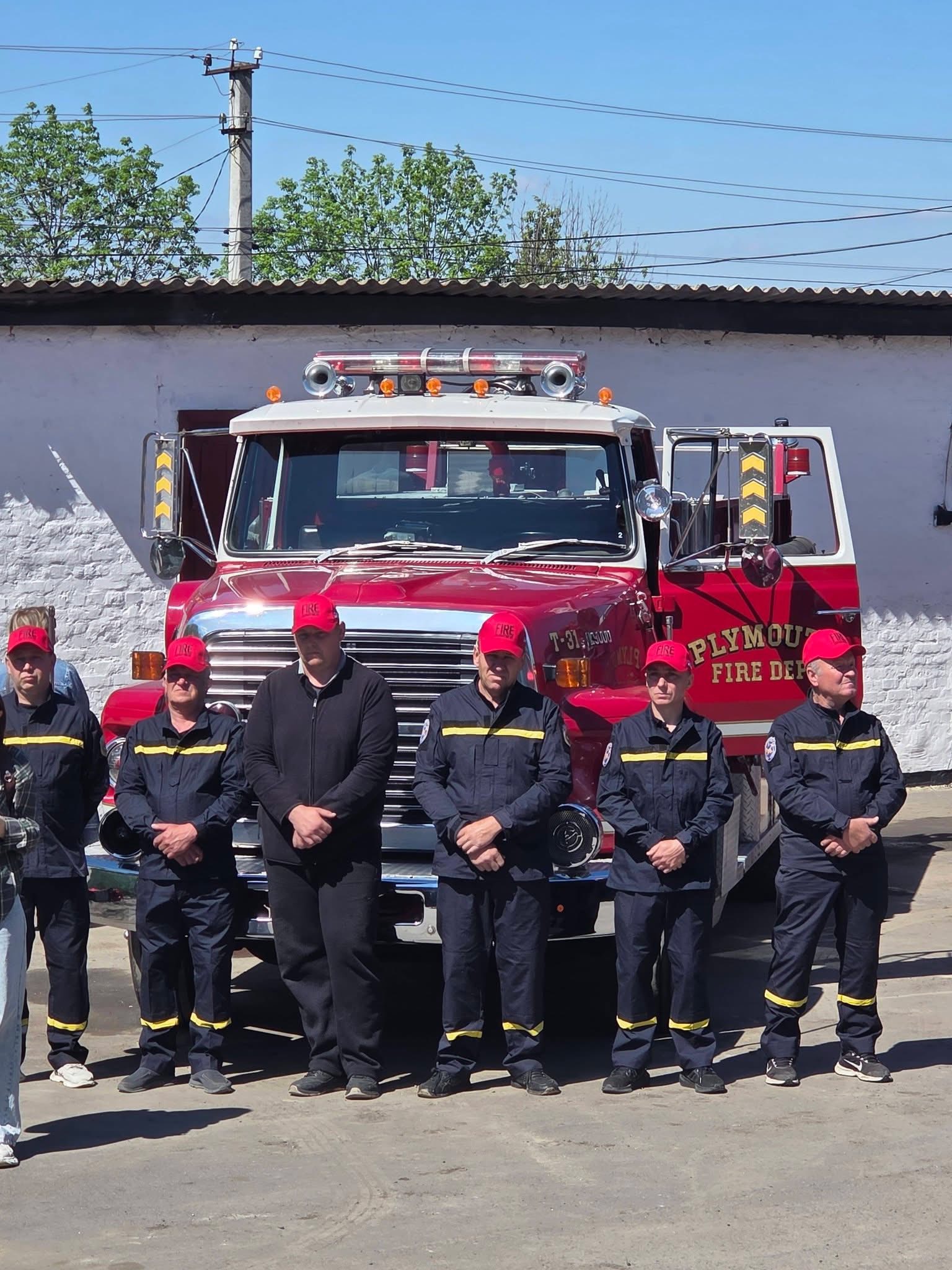 Американський пожежний автомобіль отримала громада на Черкащині