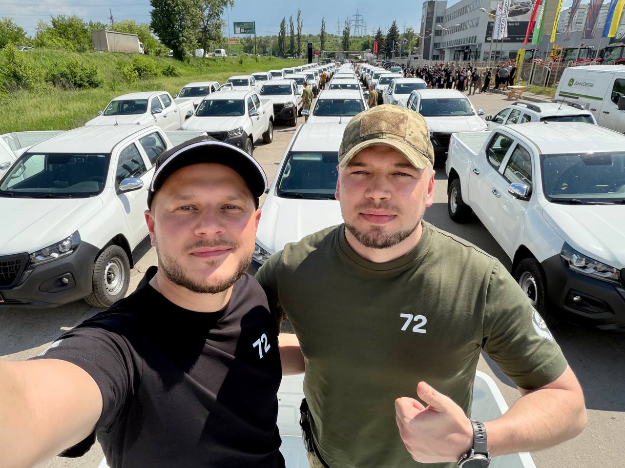Київщина передала 72-й бригаді рекордну партію з 54 пікапів - фото 5