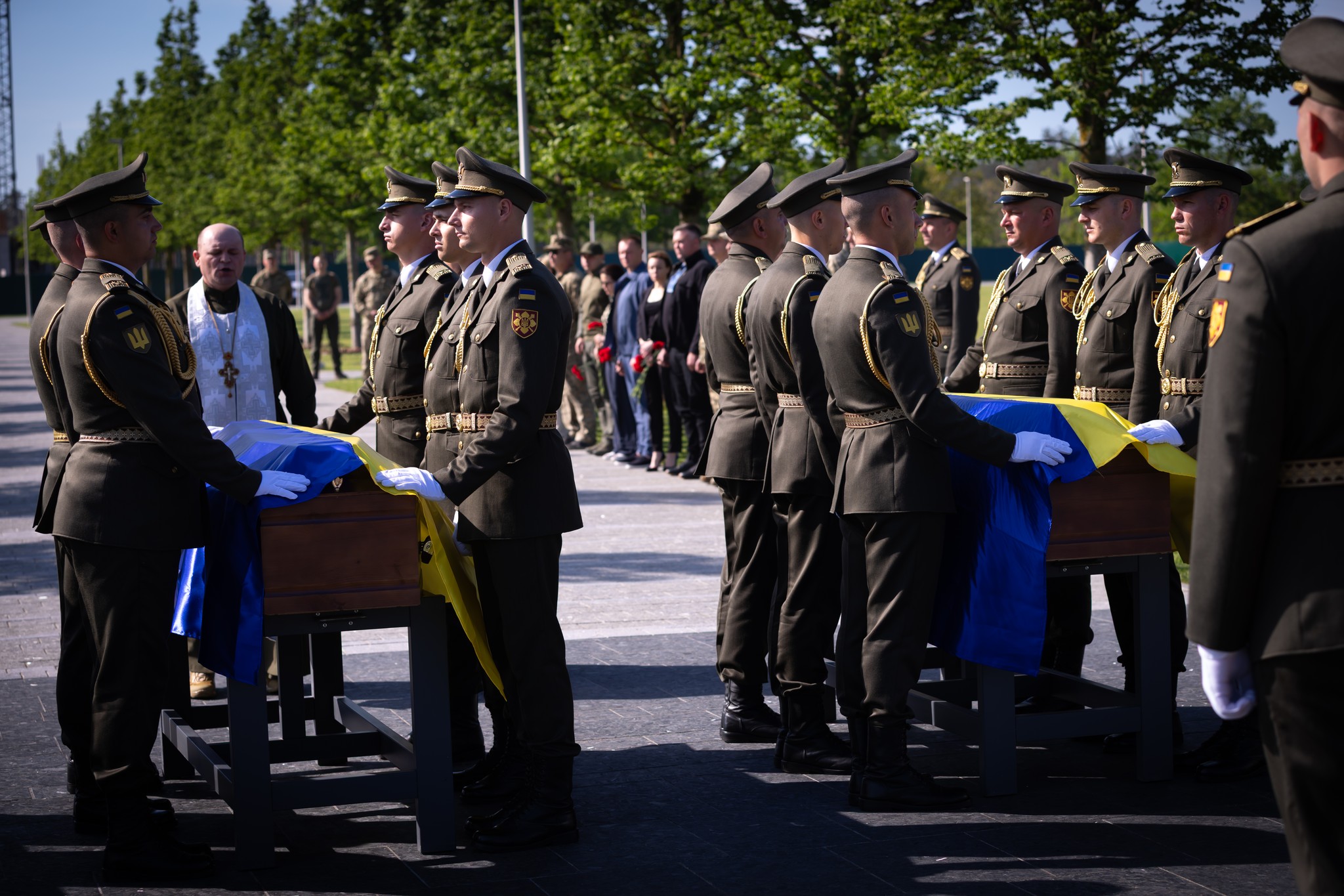 На Національному військовому меморіальному кладовищі поховали дев’ятьох невідомих захисників України