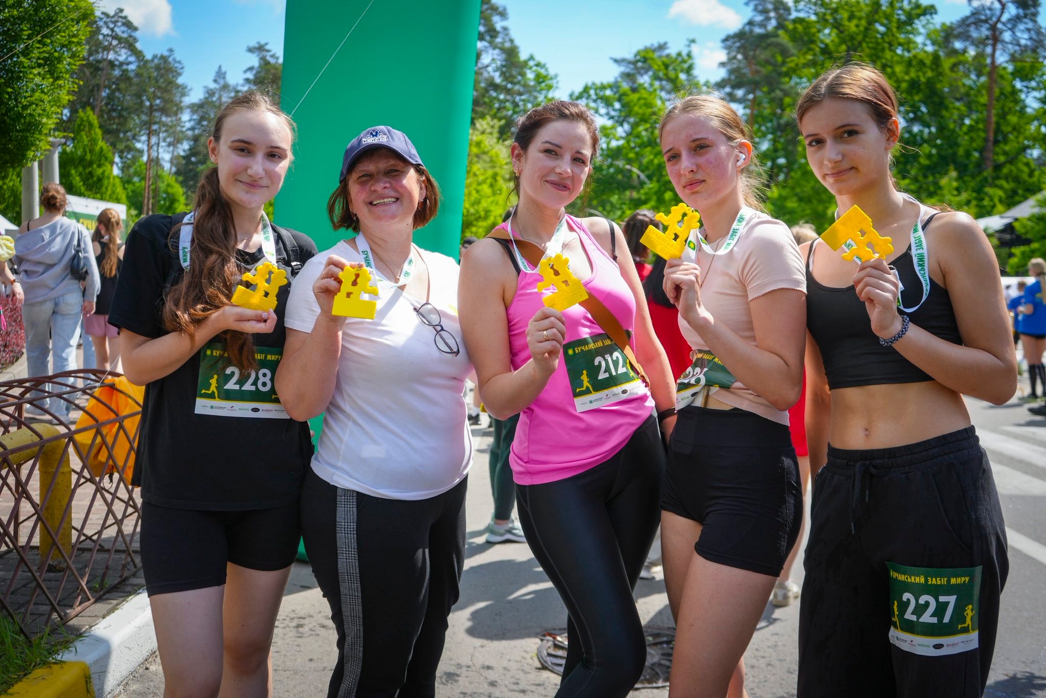 В Бучі, під час забігу заради миру, зібрали 300 тисяч гривень