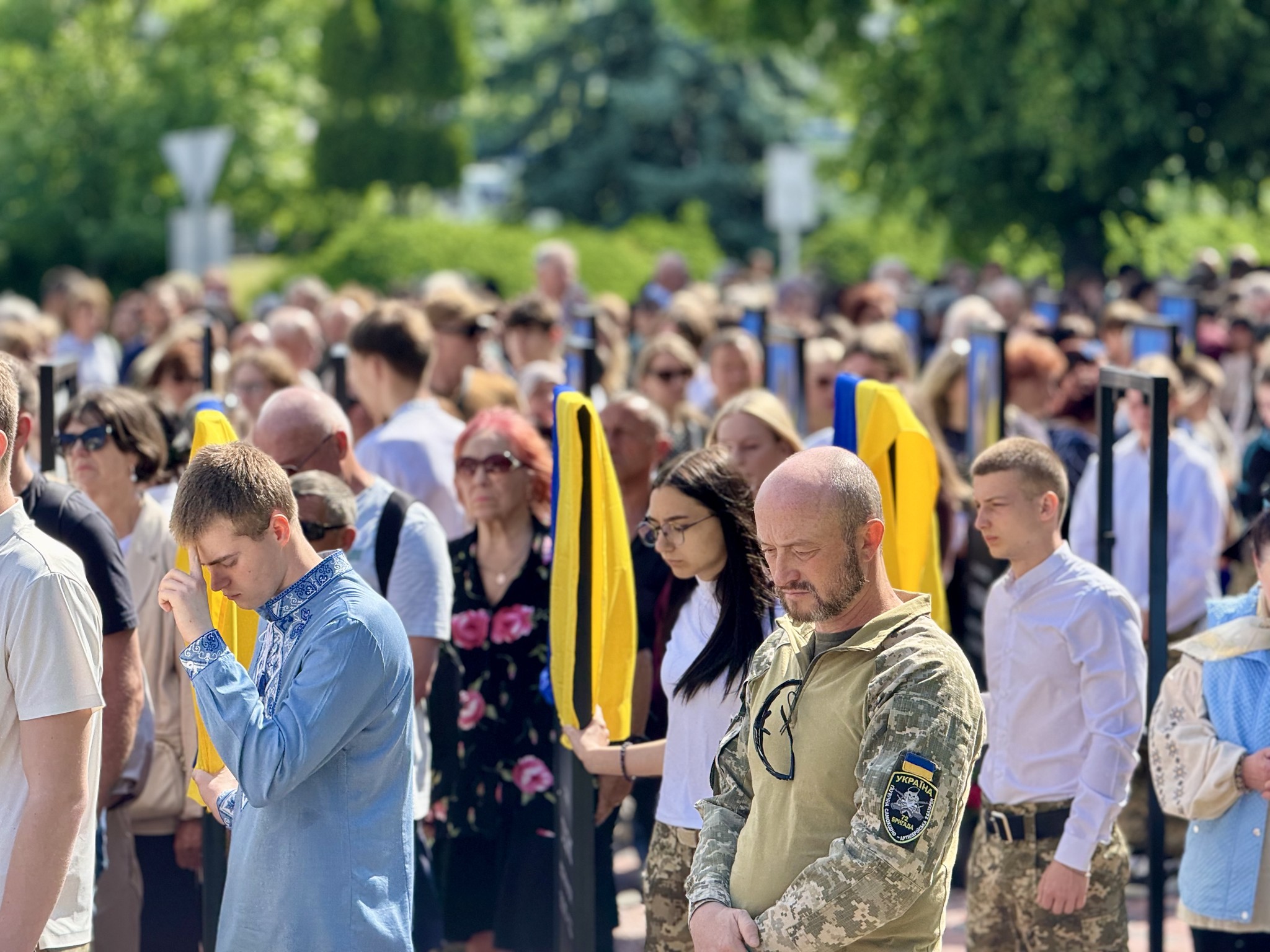 Алею слави відкрили у Каневі, на ній 103 портрети загиблих воїнів. Фото - фото 24