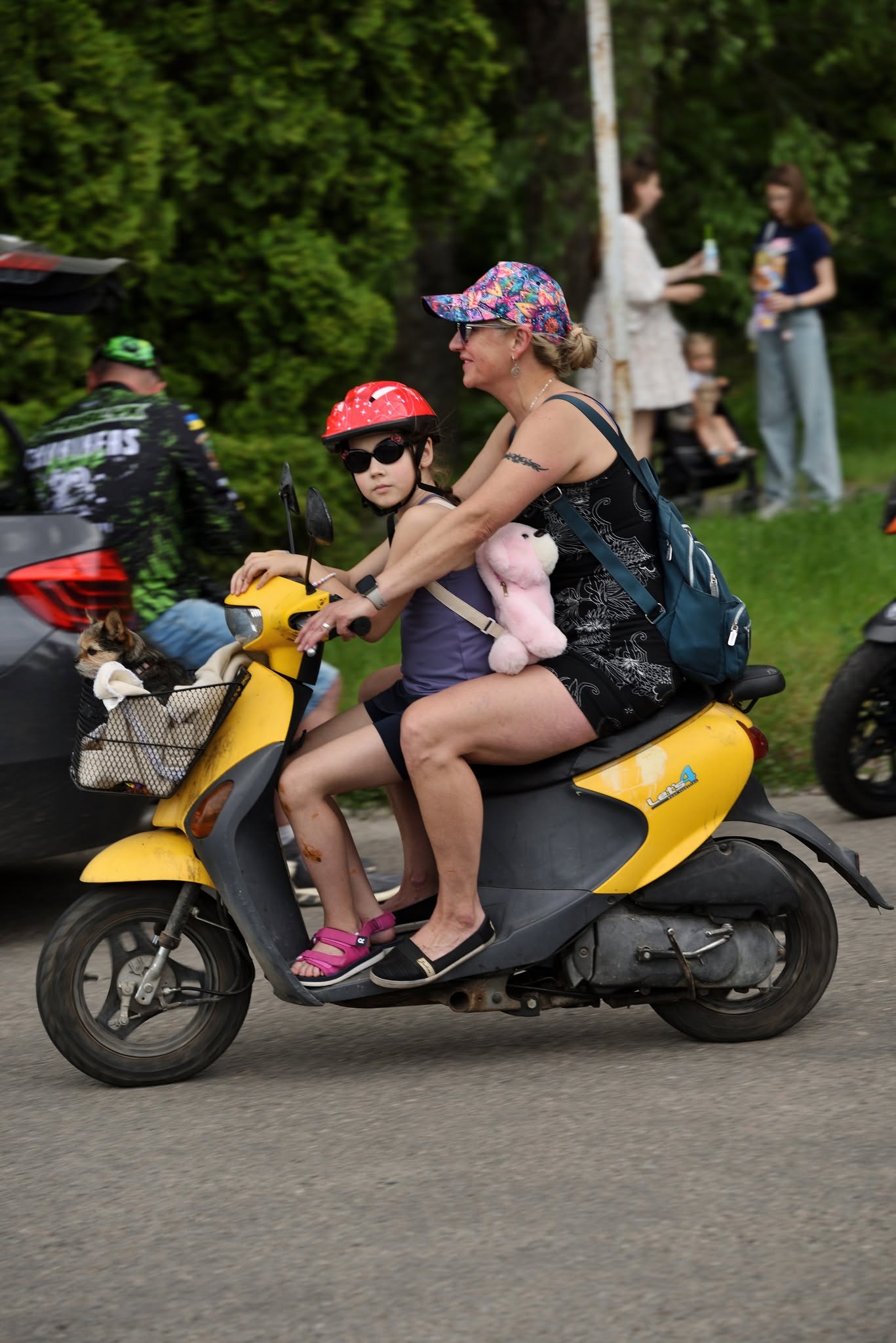 Сотні байкерів приїхали до Чернечої гори у Каневі. Фото