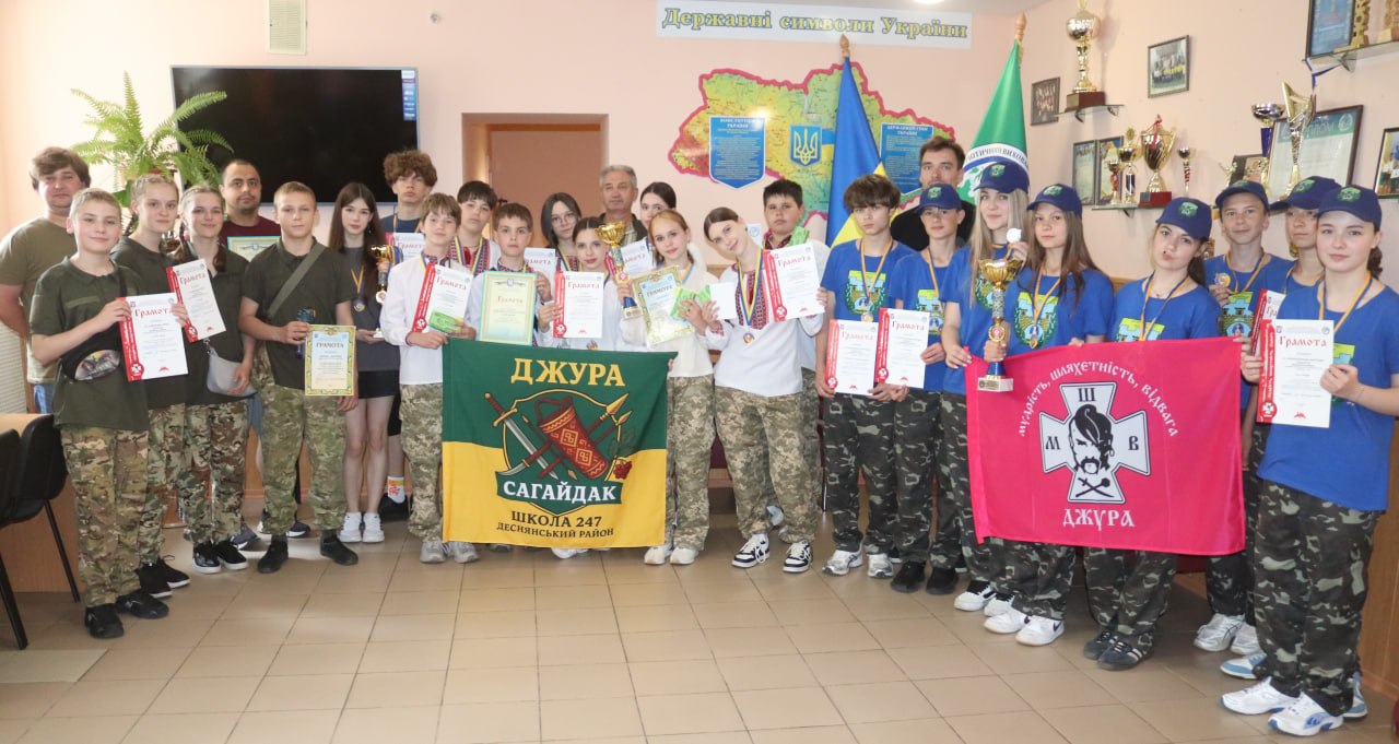 Київські школярі змагалися у військово-патріотичній грі «Сокіл» - фото 2