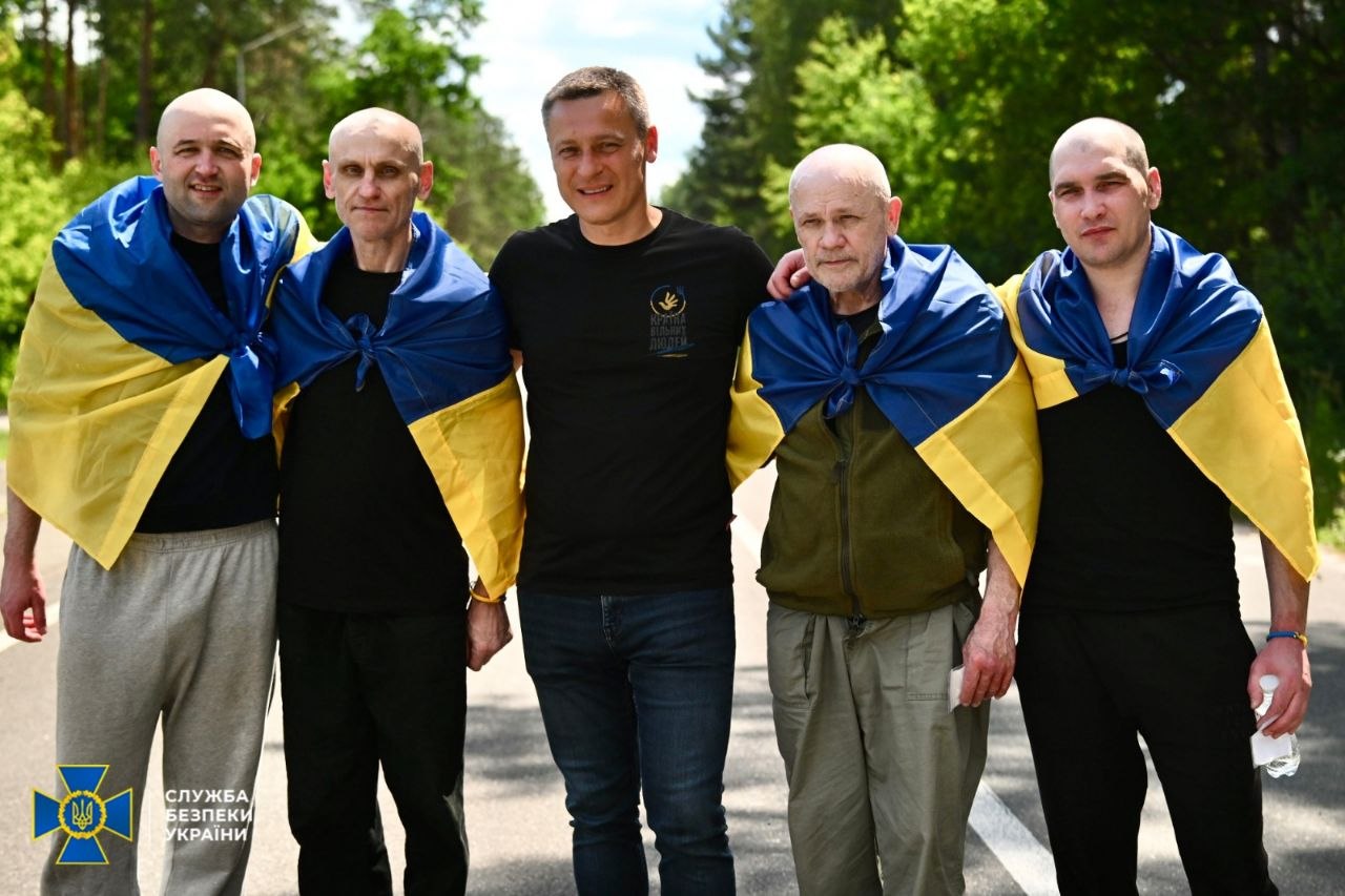 З російського полону повернулися семеро цивільних українців