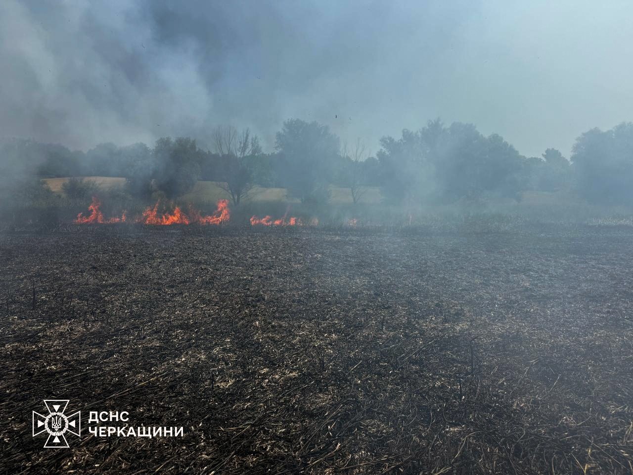 За добу на Черкащині виникли 7 пожеж