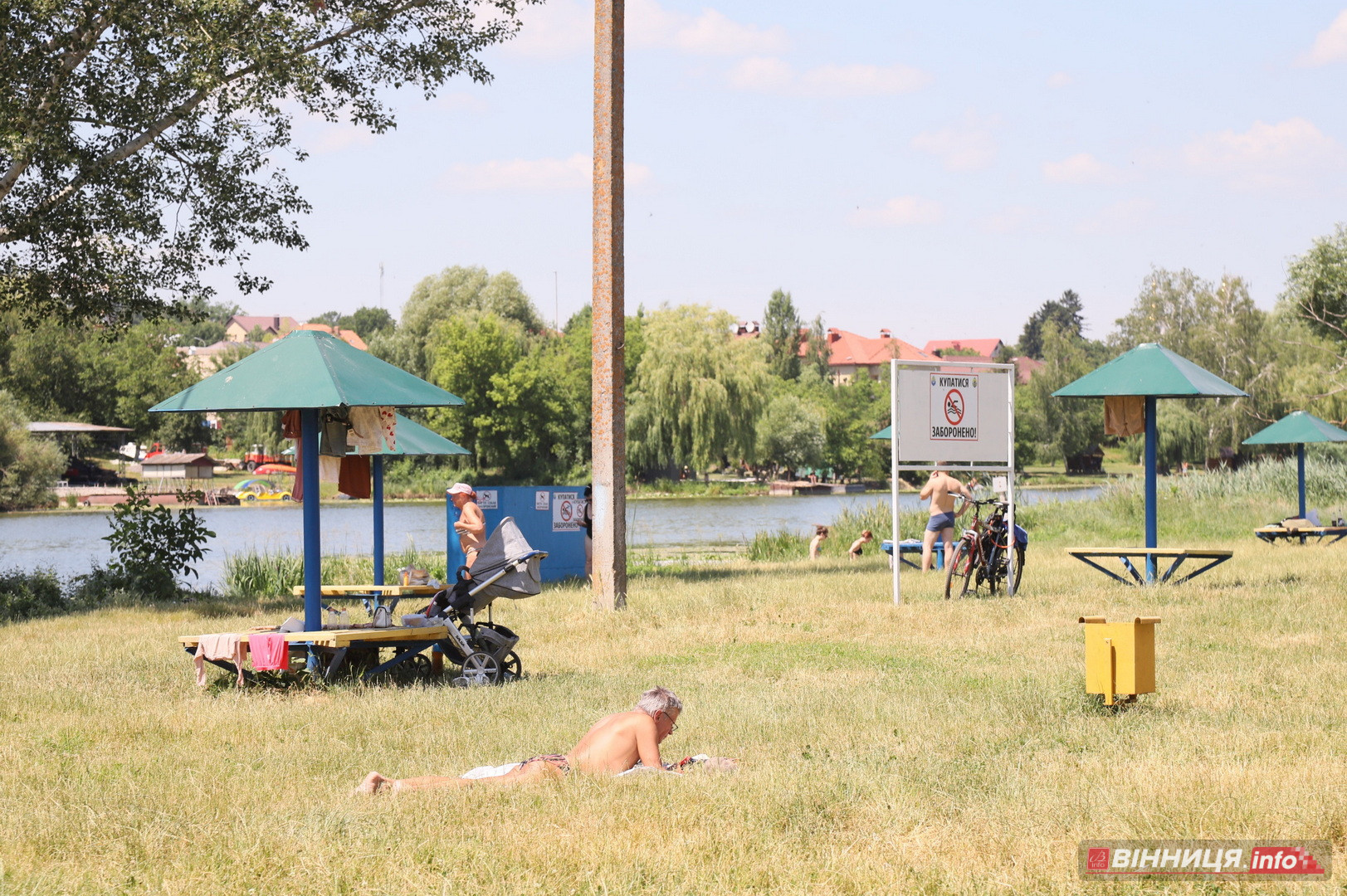 Купальний сезон попри заборону: фоторепортаж із пляжу «Хімік» у Вінниці - фото 6