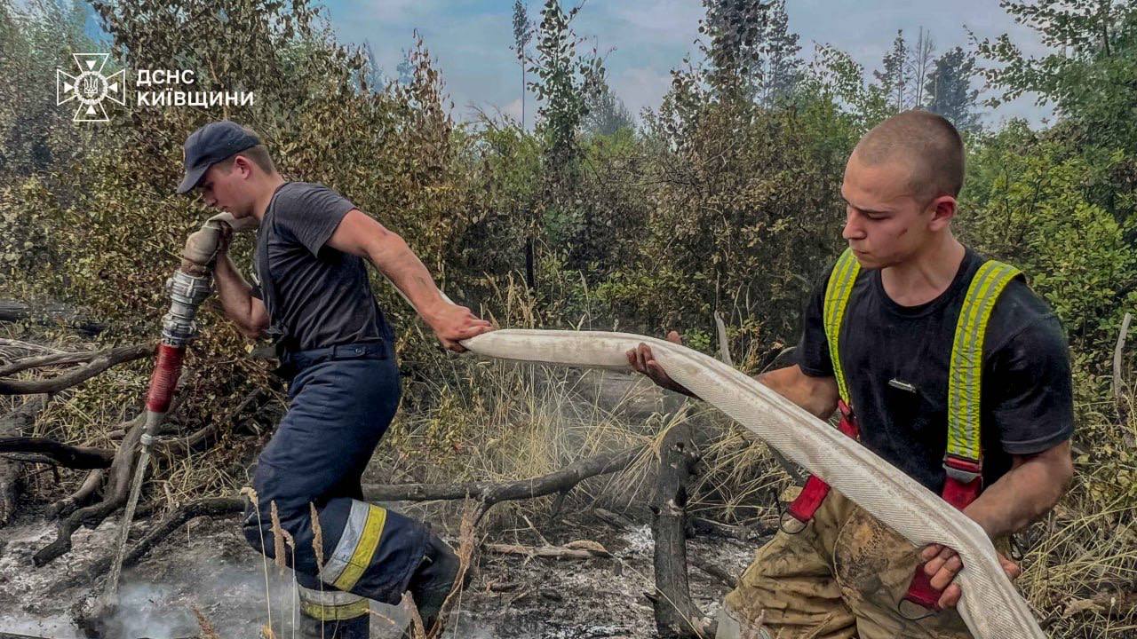 У Чорнобильській зоні загасили пожежу на 130 гектарах: боротьба з вогнем триває - фото 5
