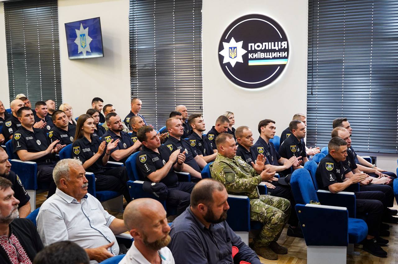 На Київщині відзначили поліцейських з нагоди 11-ї річниці Нацполіції України - фото 5