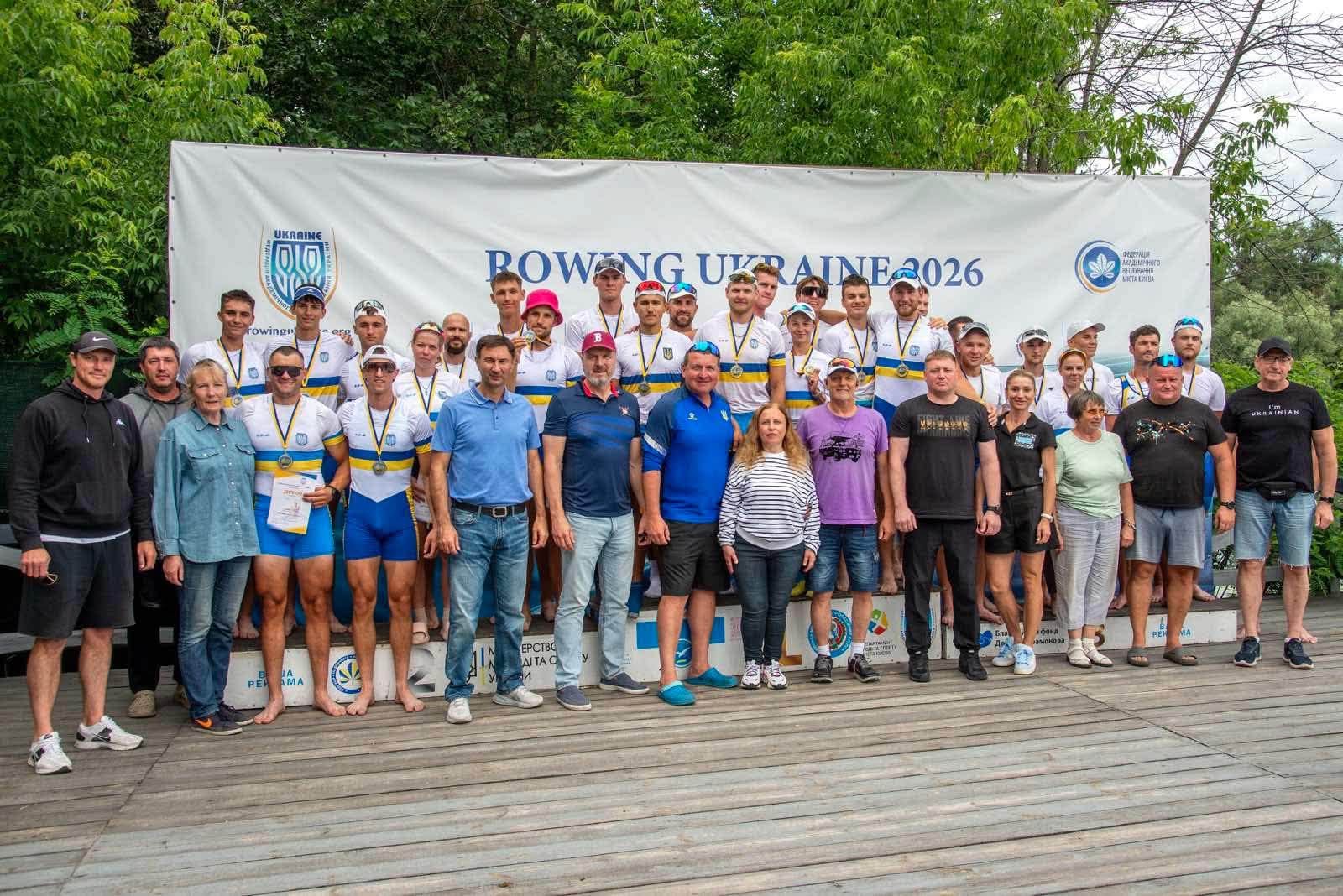 Черкасці зібрали медалі чемпіонату України з веслування