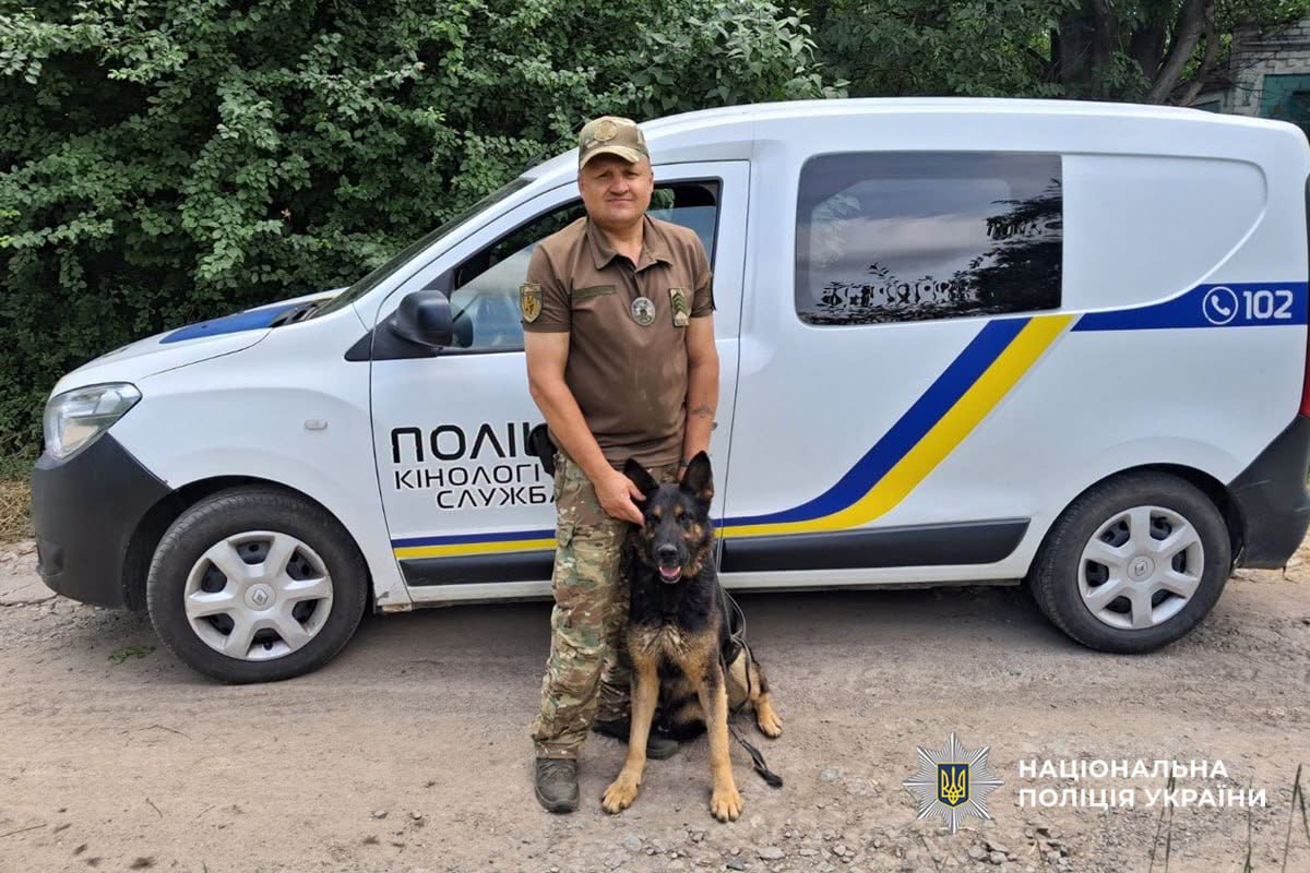 Службовий пес розшукав 88-річну бабусю, яка зникла на Черкащині