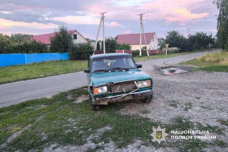 У ДТП на Черкащині постраждав 16-річний водій мотоцикла
