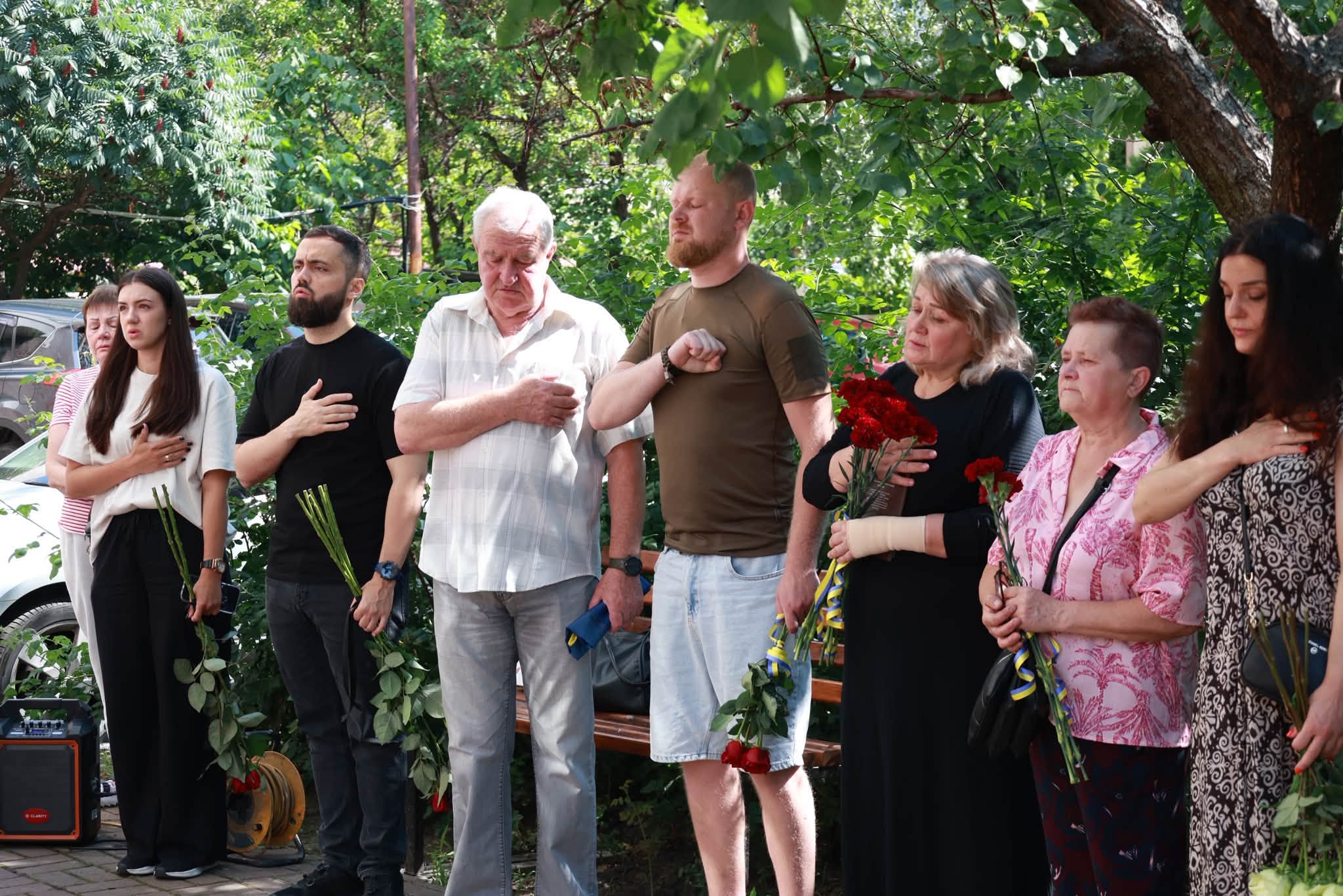 У Києві відкрили меморіальну дошку полеглому захиснику Сергію Кошовому - фото 5