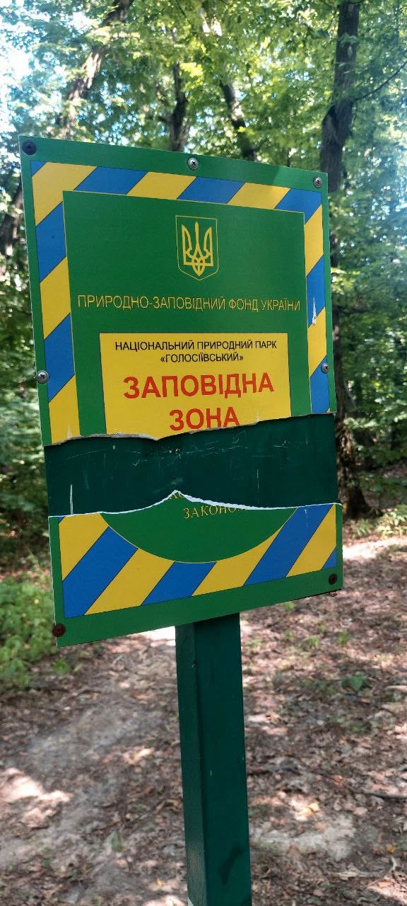 У Голосіївському парку показали наслідки вандалізму - фото 4