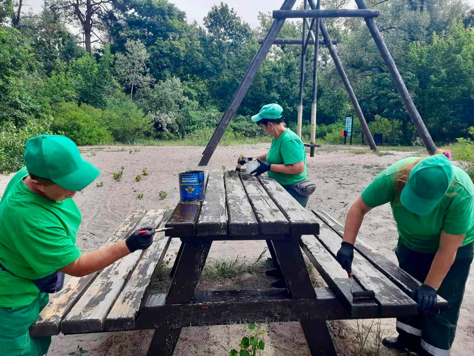 На Трухановому острові оновили одну з найбільших гойдалок Києва - фото 3