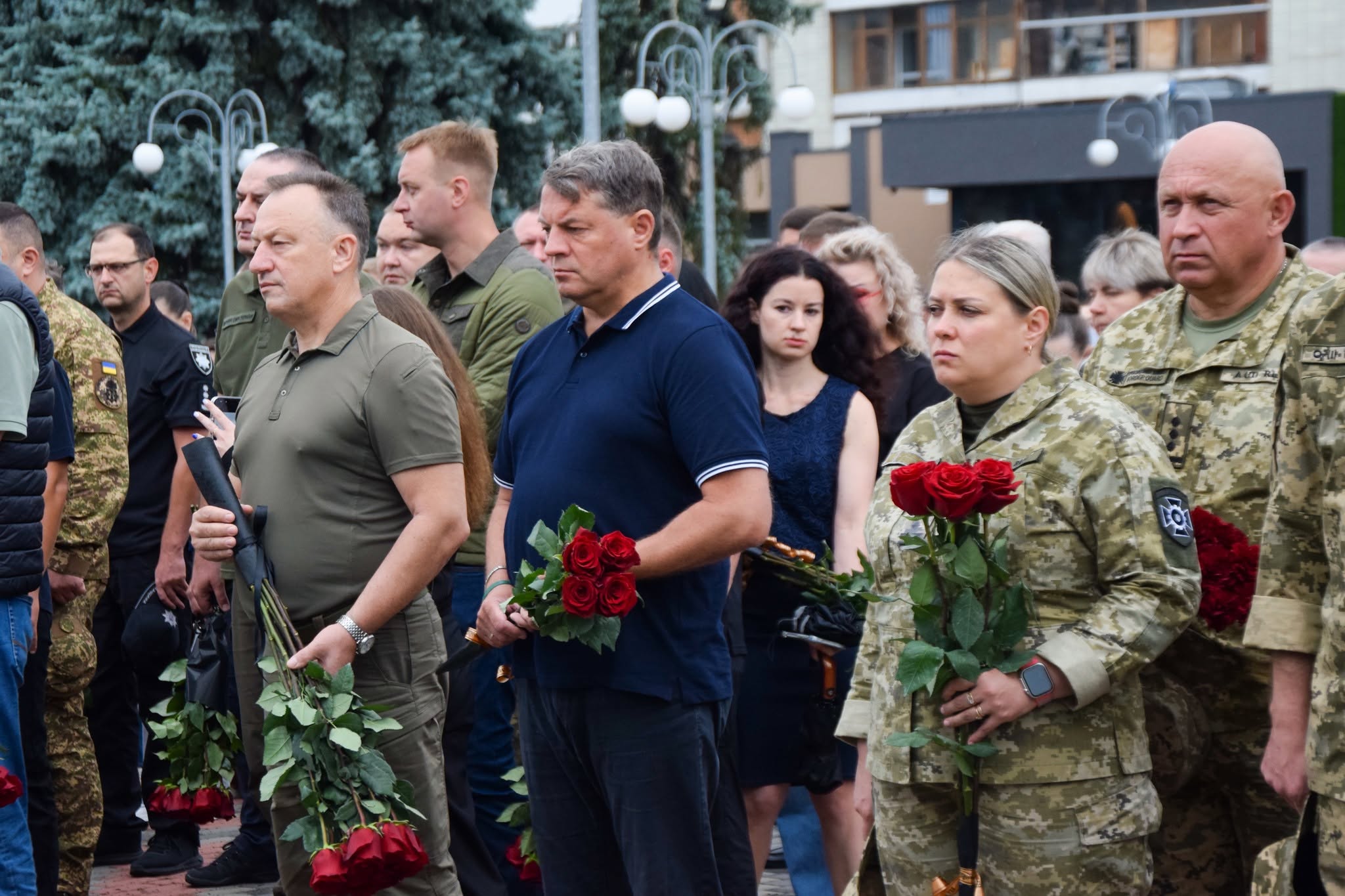 Четверті роковини: черкасці вшанували пам'ять загиблих в Оленівці