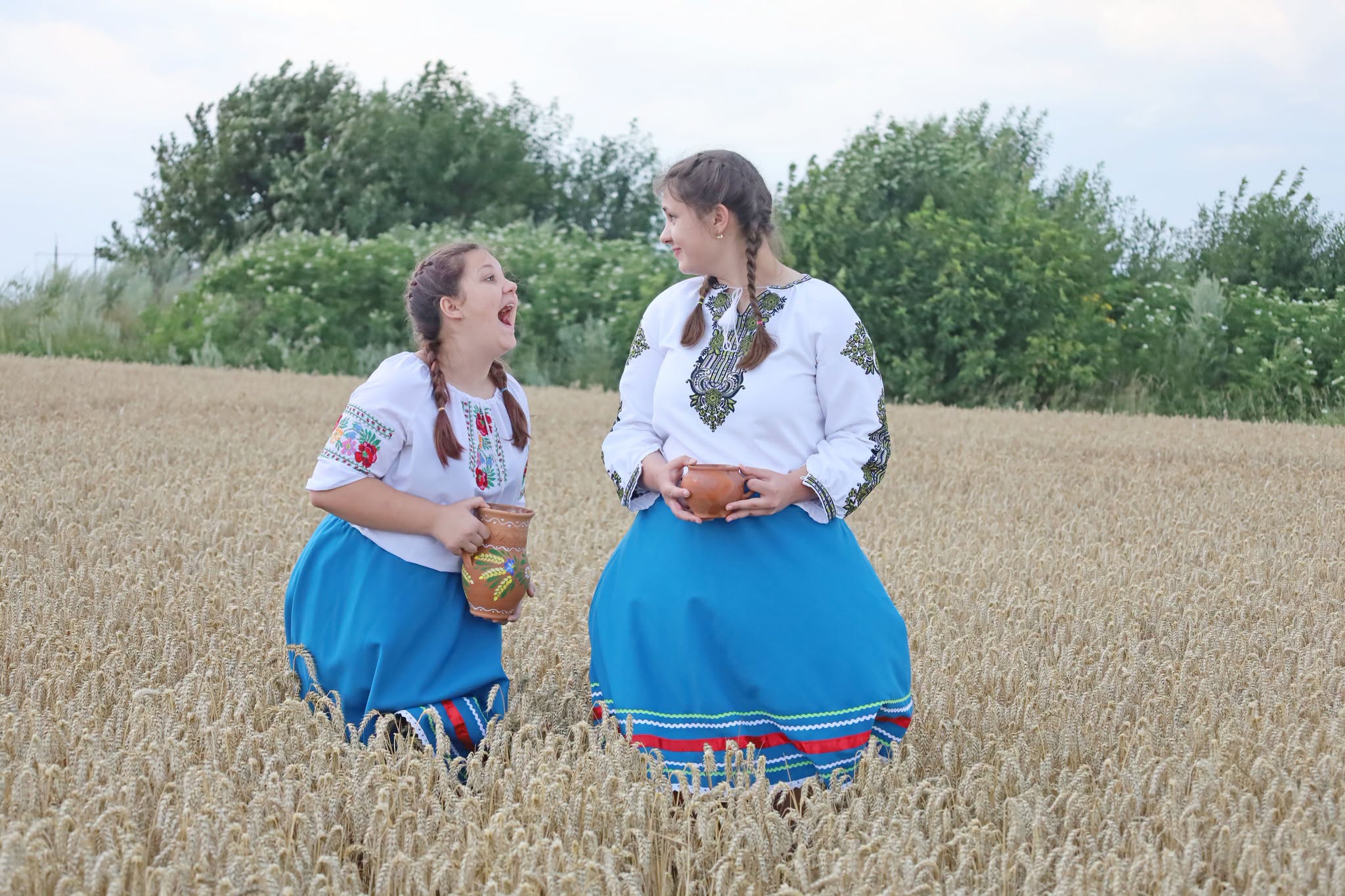 Народні пісні й стародавні звичаї: обряд зажинок відбувся в селах Вінниччини - фото 24