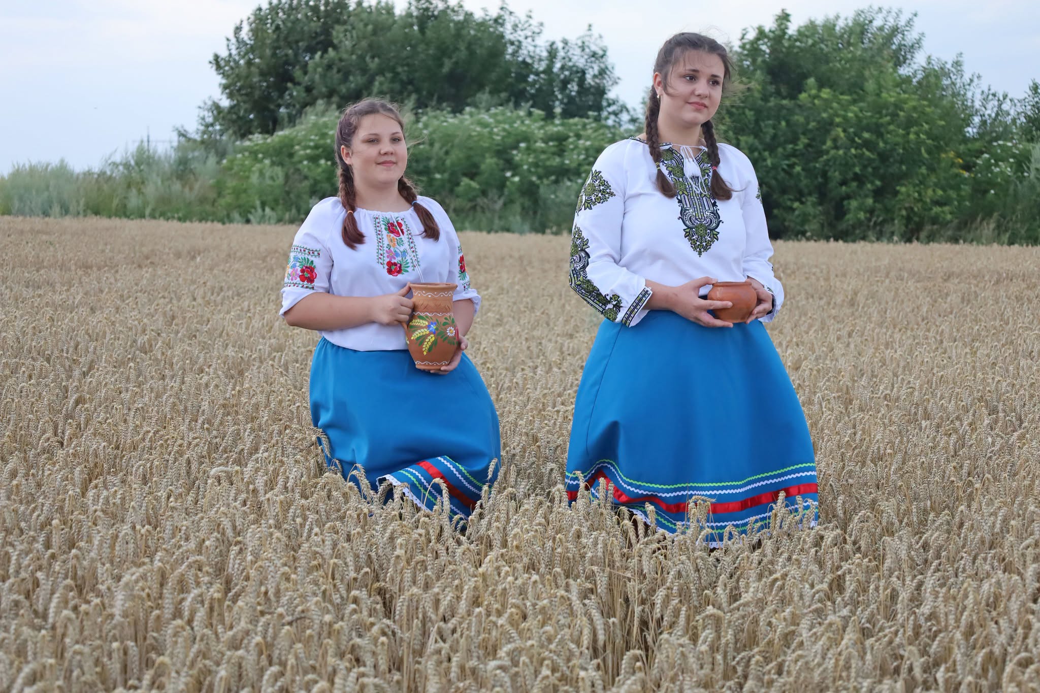 Народні пісні й стародавні звичаї: обряд зажинок відбувся в селах Вінниччини - фото 25