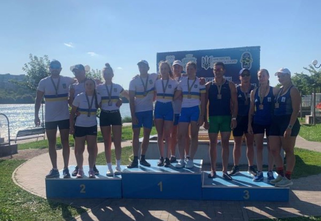Збірна Черкащини виборола вісім медалей на Чемпіонаті України з веслування