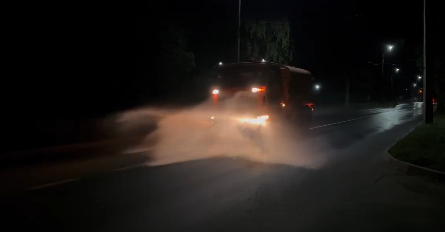 Пояснили, навіщо у Черкасах щоночі поливають водою дороги