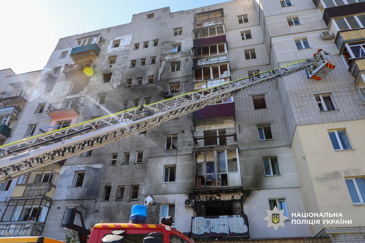 Власників квартири у Смілі, куди влучив дрон зі шрапнеллю, не було вдома – поліція