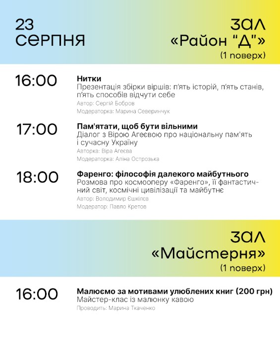 У Черкасах відбудеться книжковий фестиваль «Змістовно». Програма заходу - фото 12