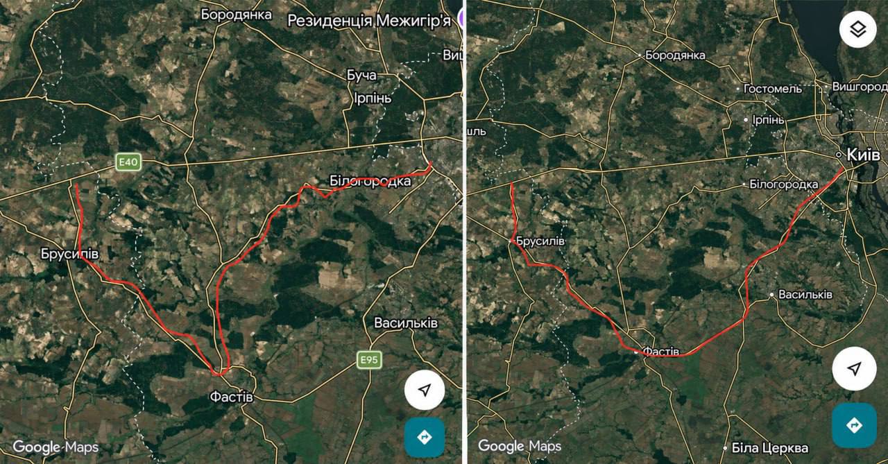 Під Києвом лунають вибухи. Рух по Житомирській трасі ускладнено