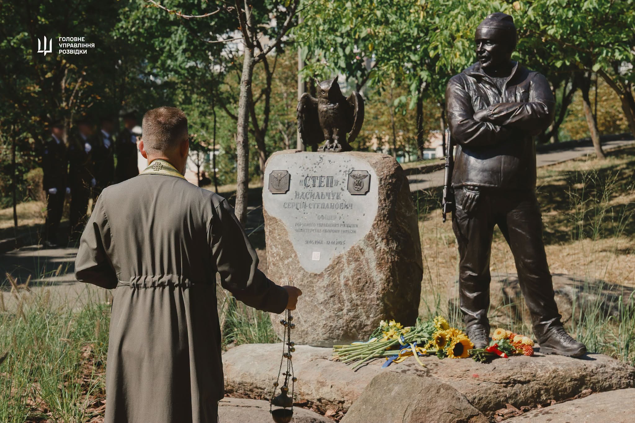 У Києві відкрили пам’ятник на честь офіцера ГУР Сергія «Степа» Васильчука