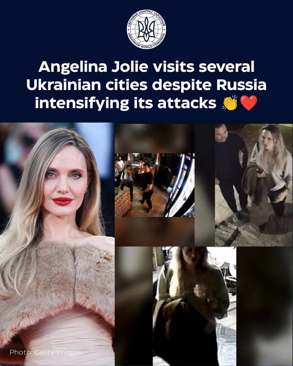 Анджеліна Джолі знову в Україні