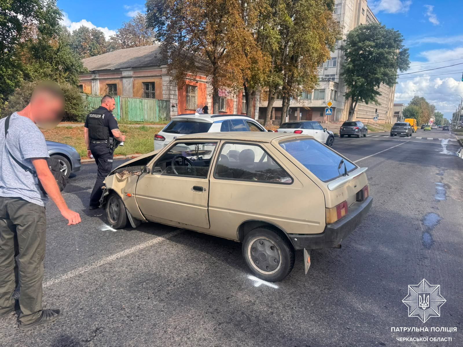 П’яний водій ЗАЗ протаранив автомобіль Toyota у Черкасах
