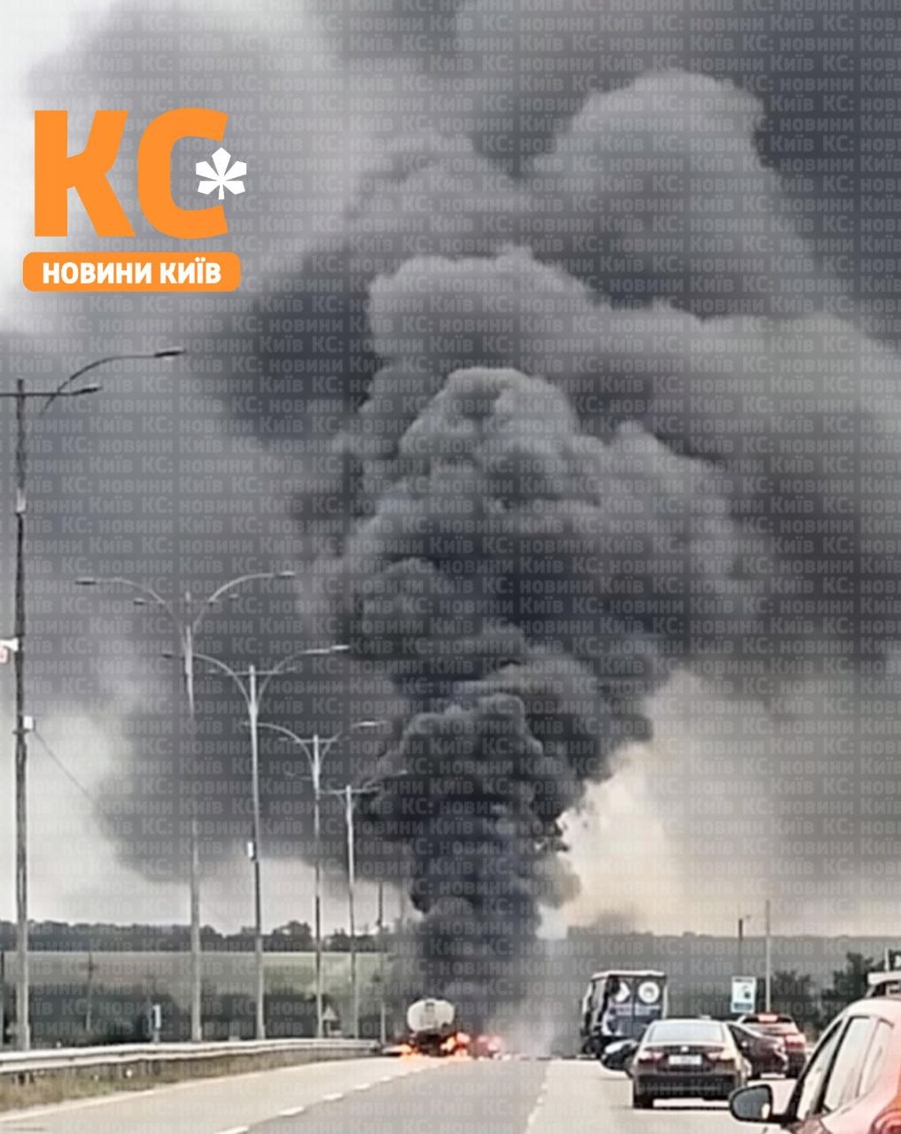 Масштабна аварія сталася на трасі Київ-Одеса